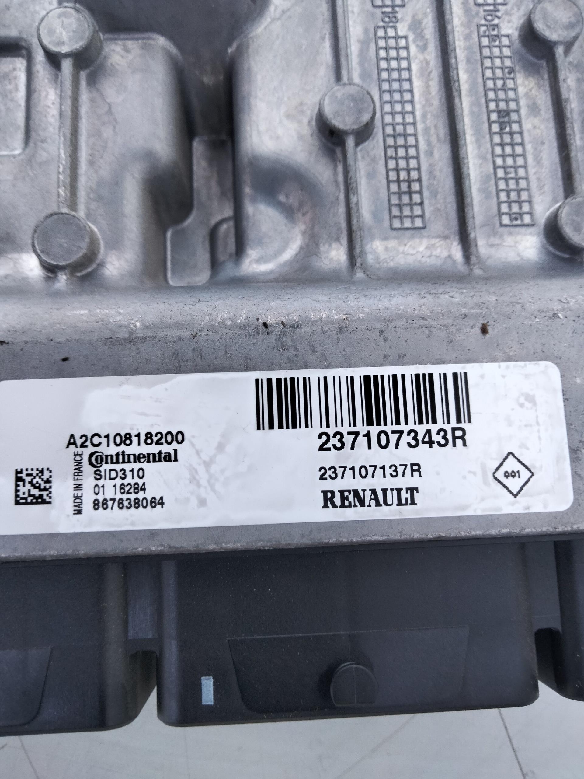 RENAULT Scenic 4 generation (2017-2023) Engine Control Unit ECU 23710734R, A2C10818200 22879898