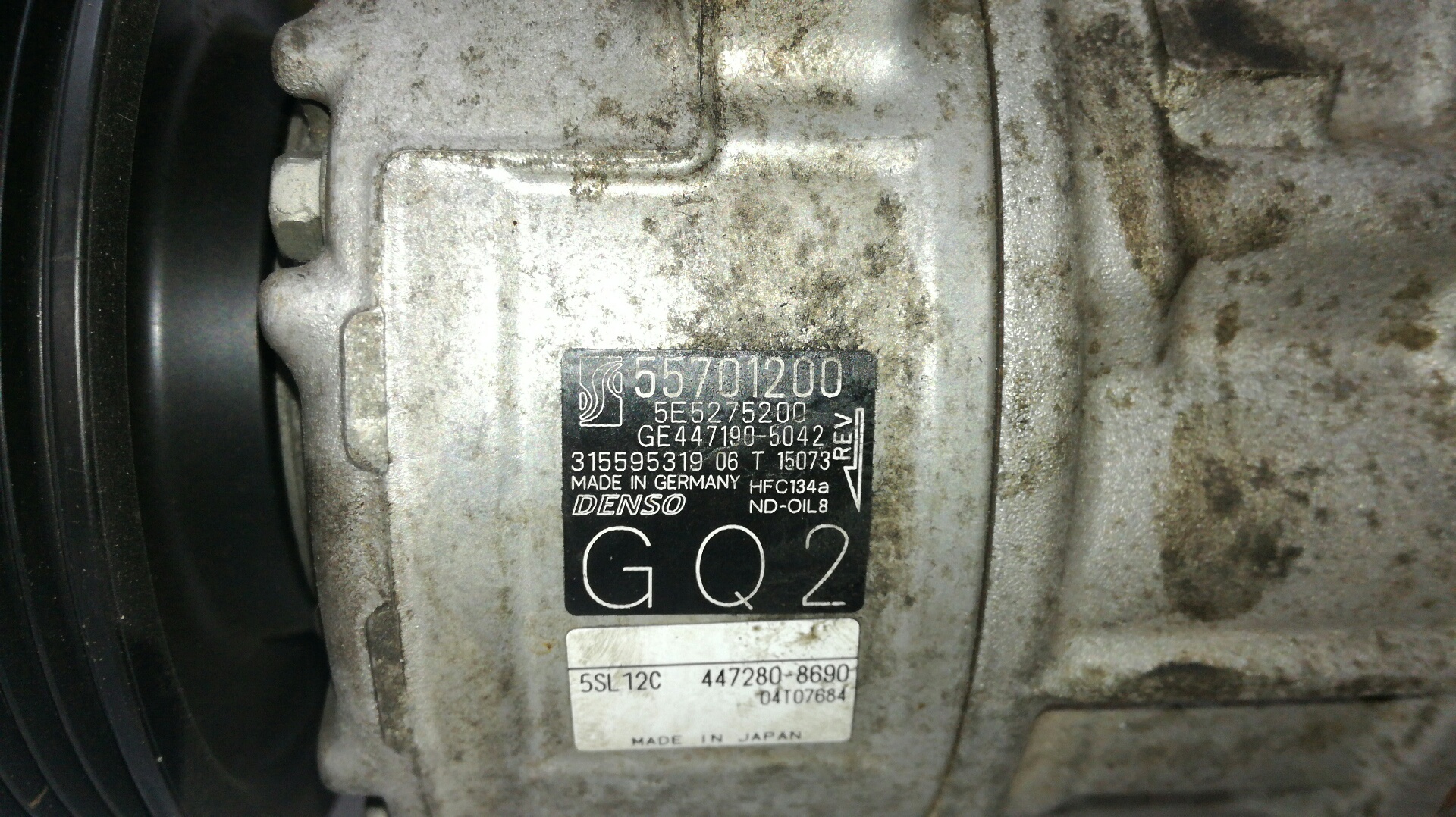 OPEL Corsa D (2006-2020) Air Condition Pump 55701200,5E5275200,DENSO 22878212