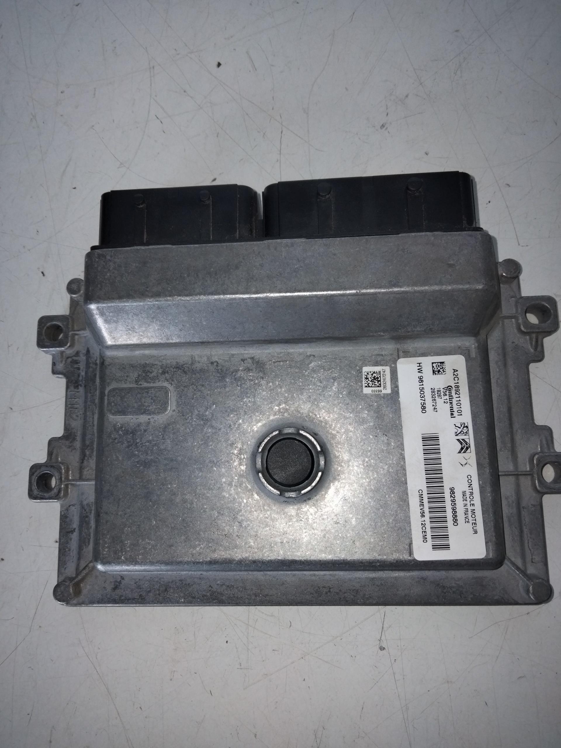 OPEL Engine Control Unit ECU 9829598880, 9815037580, A2C189 18953192