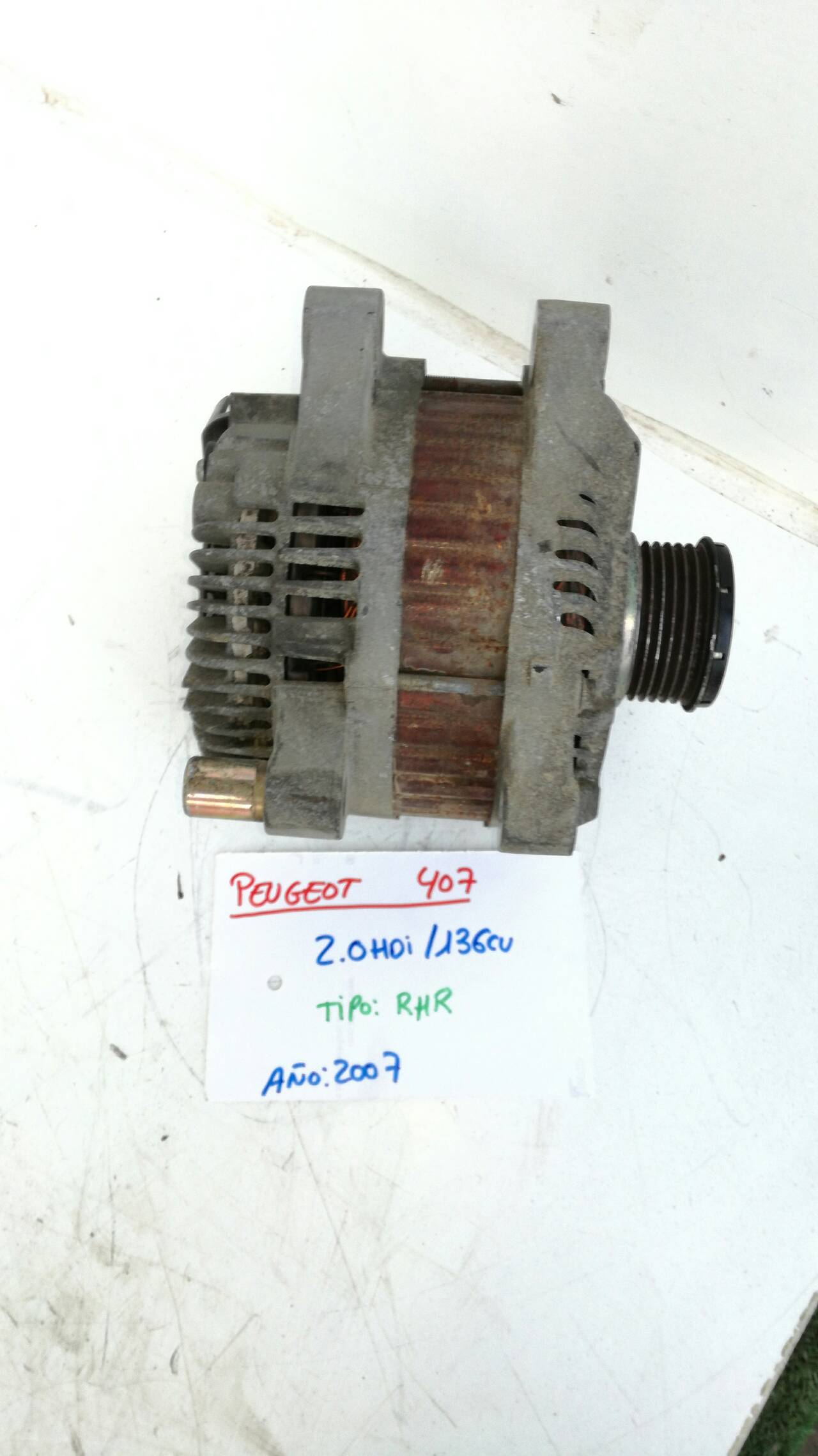 PEUGEOT 407 1 generation (2004-2010) Alternator 9654752880,A004TJ0084C 18945173