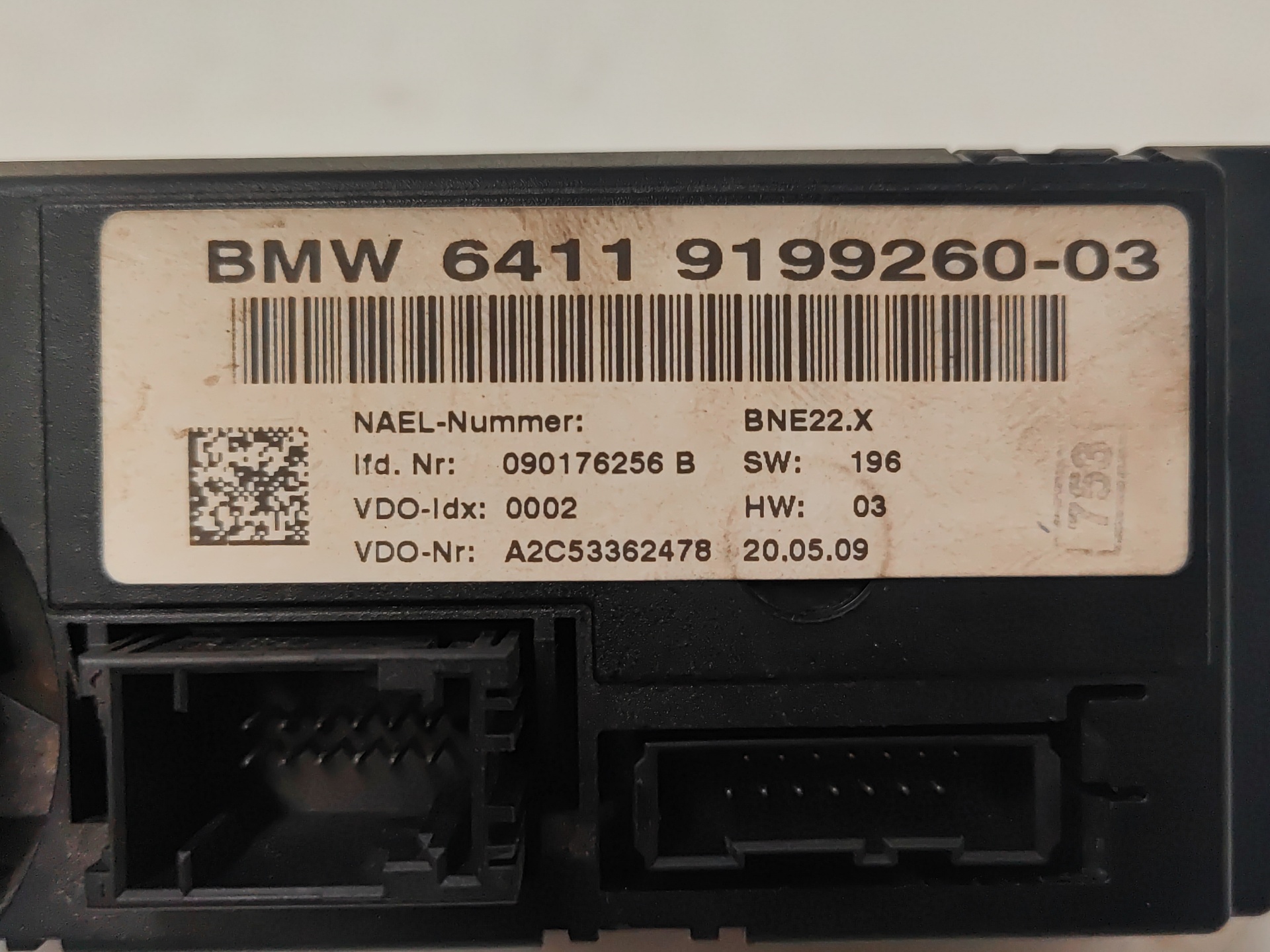 BMW 1 Series E81/E82/E87/E88 (2004-2013) Ilmastonhallintayksikkö 64119199260,6411919926003,A2C53362478 26263065