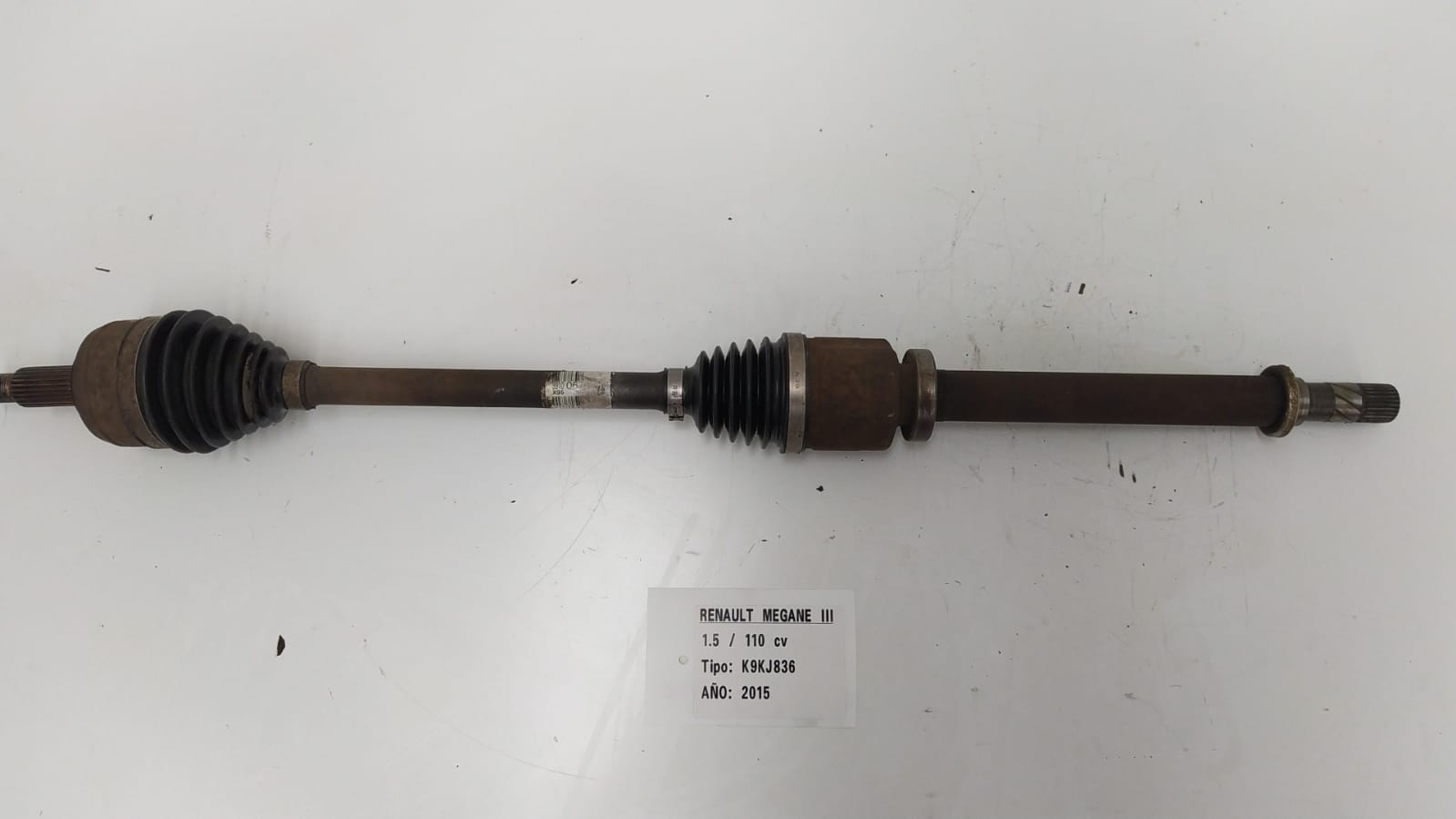 VAUXHALL Megane 3 generation (2008-2020) Front Right Driveshaft 18988348