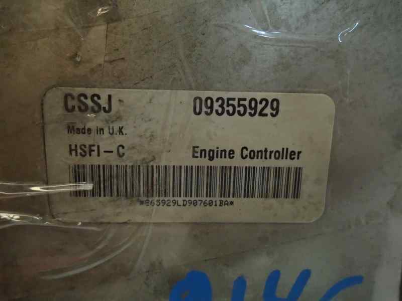 OPEL Astra H (2004-2014) Engine Control Unit ECU 09355929 25035749