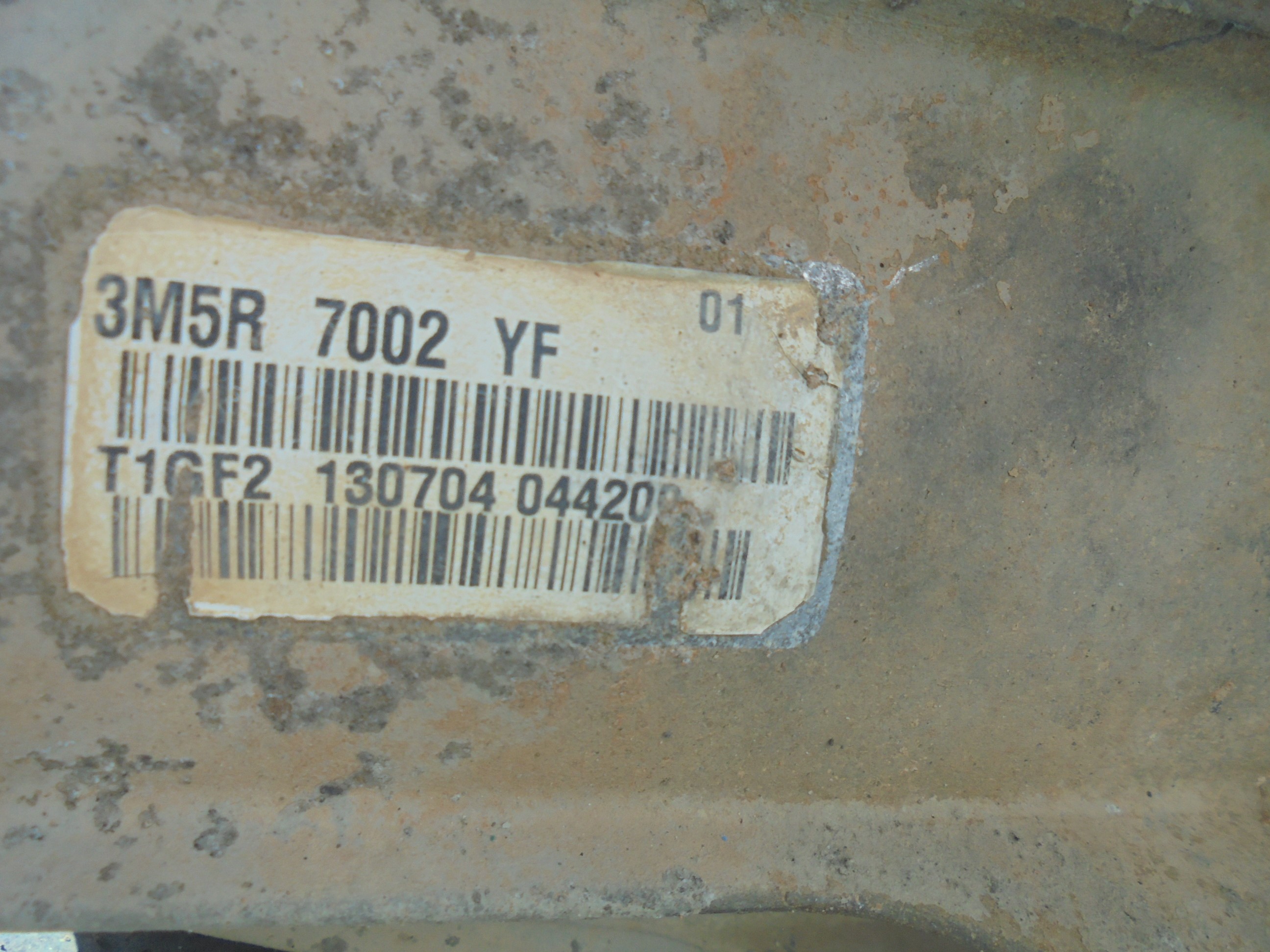 FORD Gearbox 3M5R7002YF 23649607