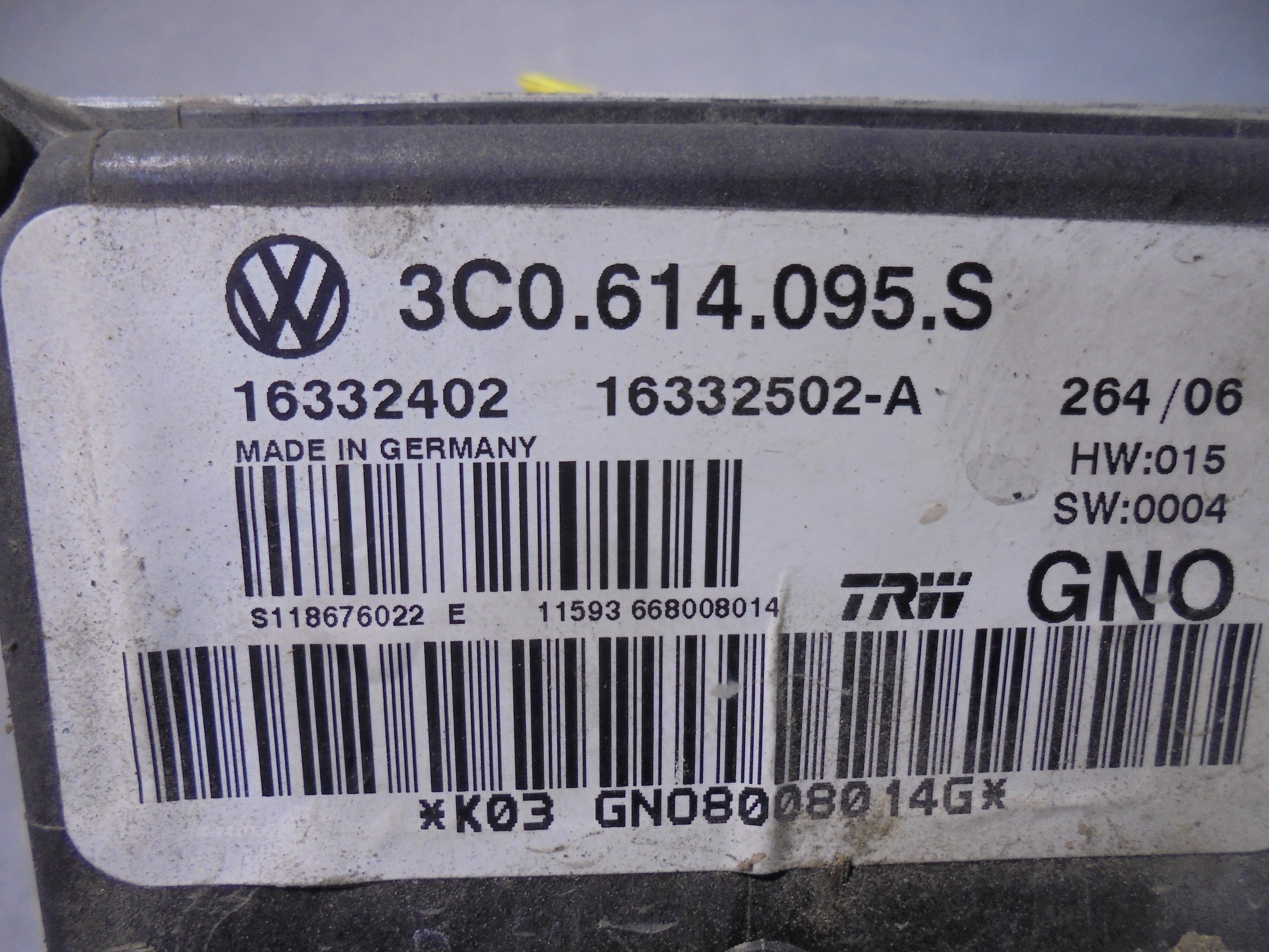 VOLKSWAGEN Passat B6 (2005-2010) ABS Pump 3C0614095S 25061798