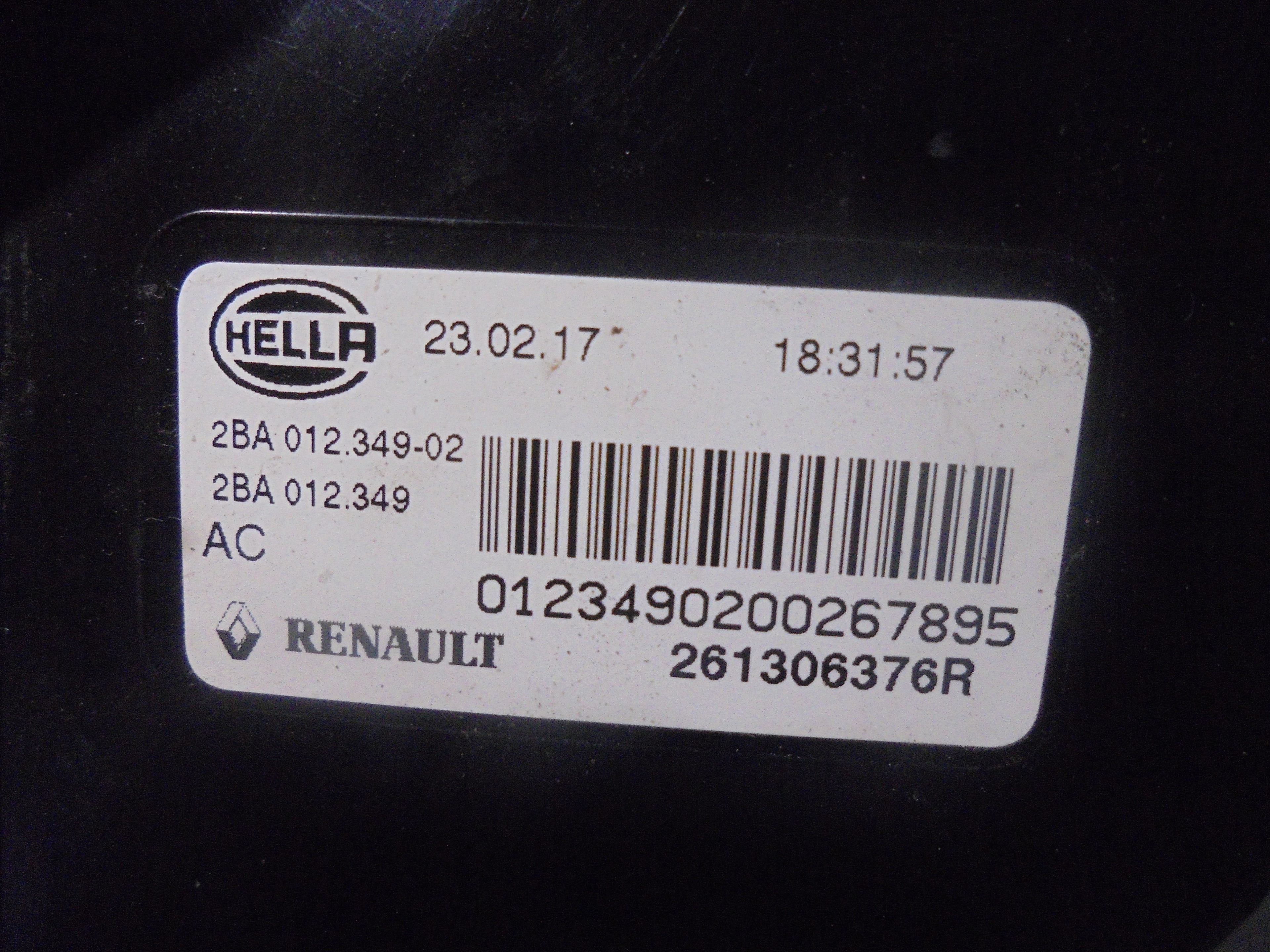 RENAULT Megane 3 generation (2008-2020) Front Right Fender Turn Signal 261306376R 23323019