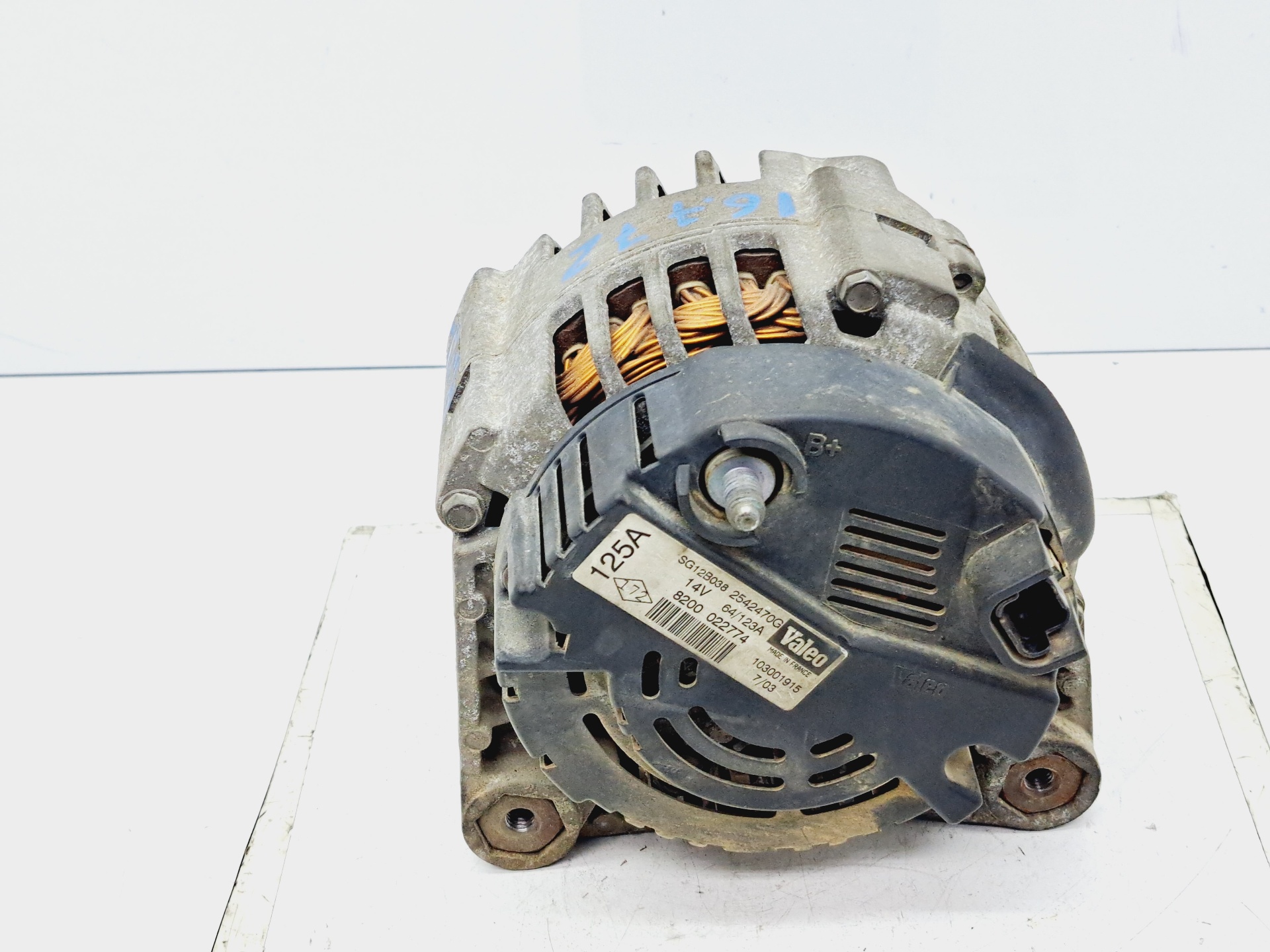 RENAULT Clio 3 generation (2005-2012) Alternator 8200022774 23330523