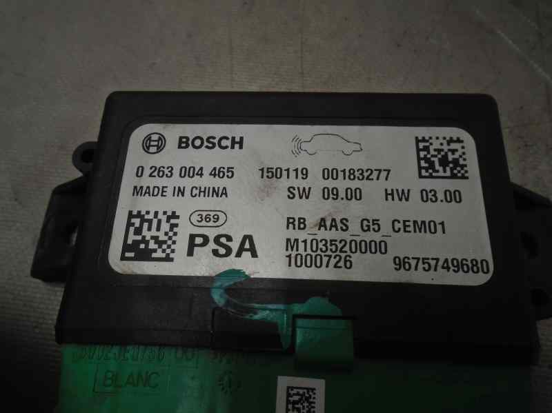 PEUGEOT 308 T9 (2013-2021) PDC Parking Distance Control Unit 9675749680 25033015