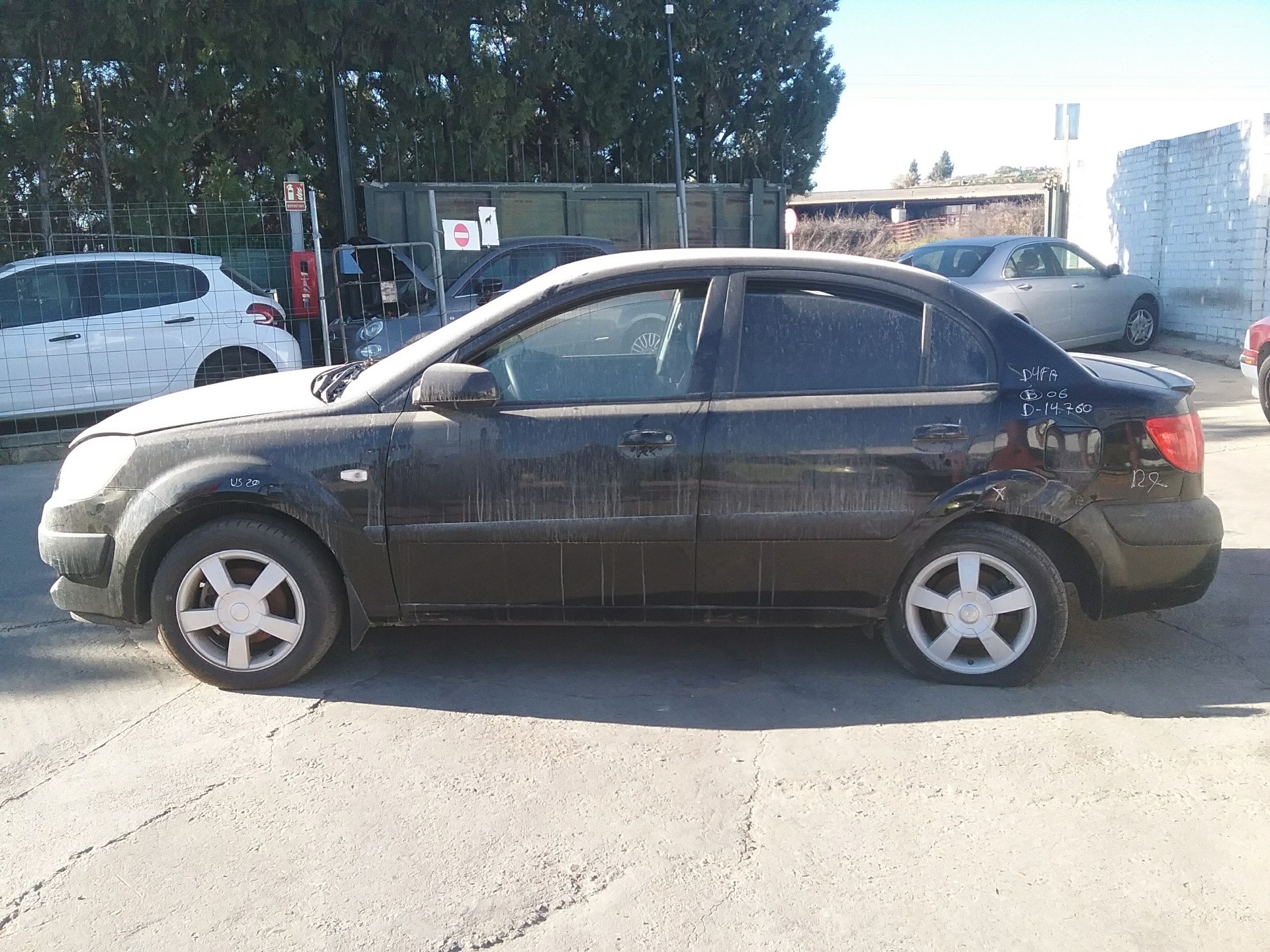 KIA Rio 2 generation (2005-2011) Bakre venstre sikkerhetsbelte 898101G50 25068361