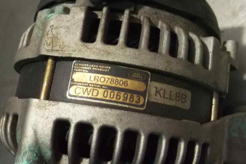 LAND ROVER Discovery 3 generation (2004-2009) Generator LR078806 25035813