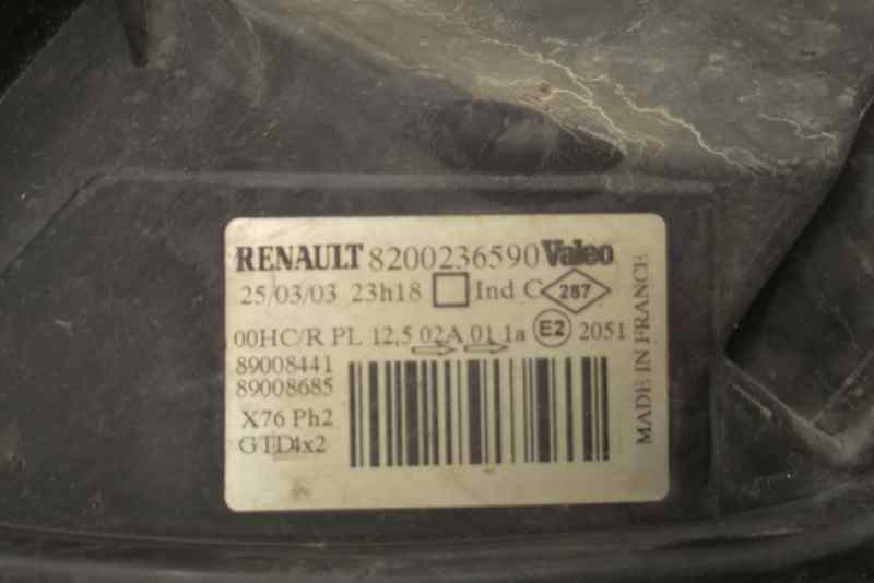 RENAULT Kangoo 1 generation (1998-2009) Преден ляв фар 8200236590 23343603