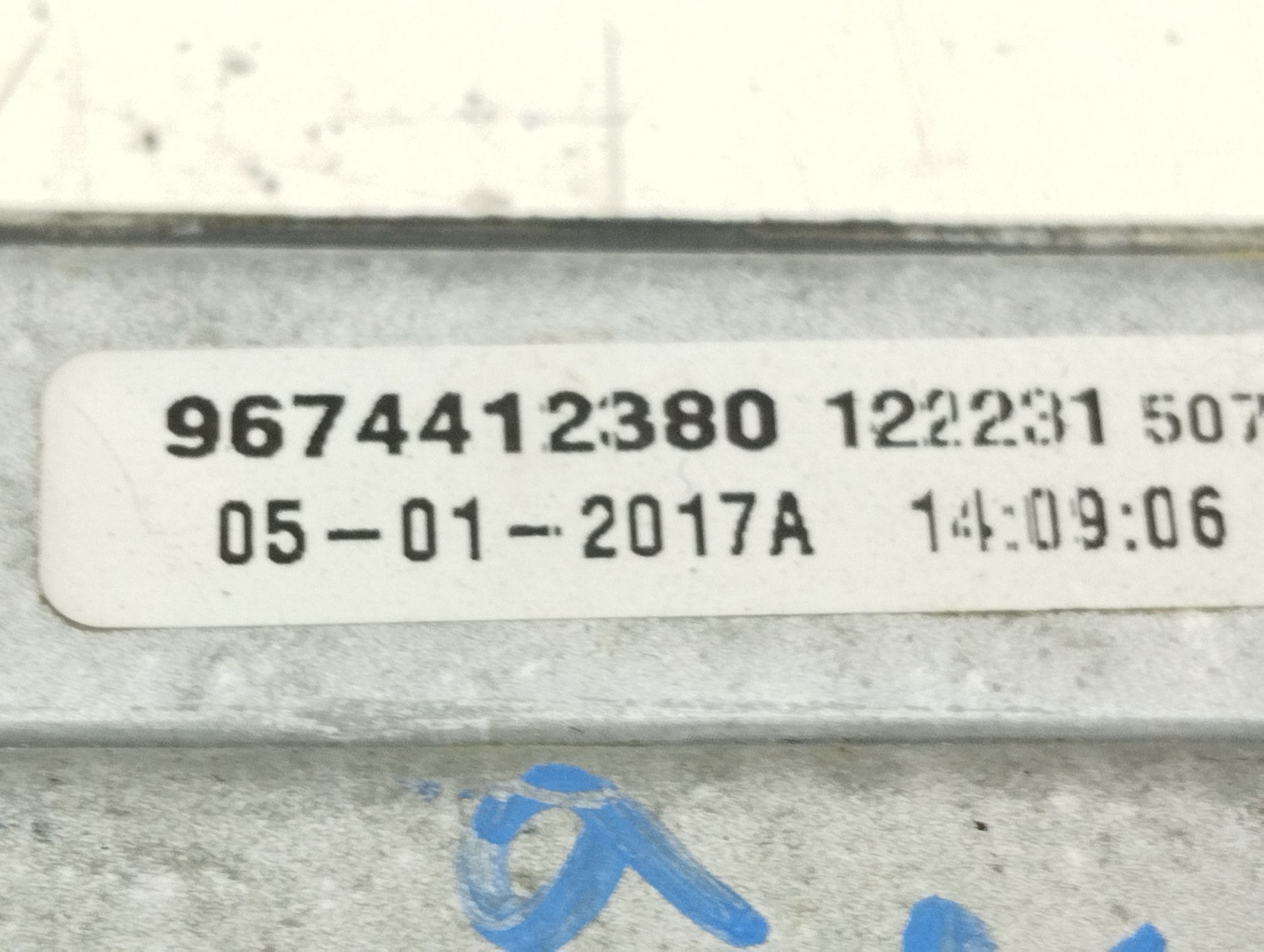 CITROËN C-Elysee 2 generation (2012-2017) Стеклоподъемник передней правой двери 9674412380 25209250