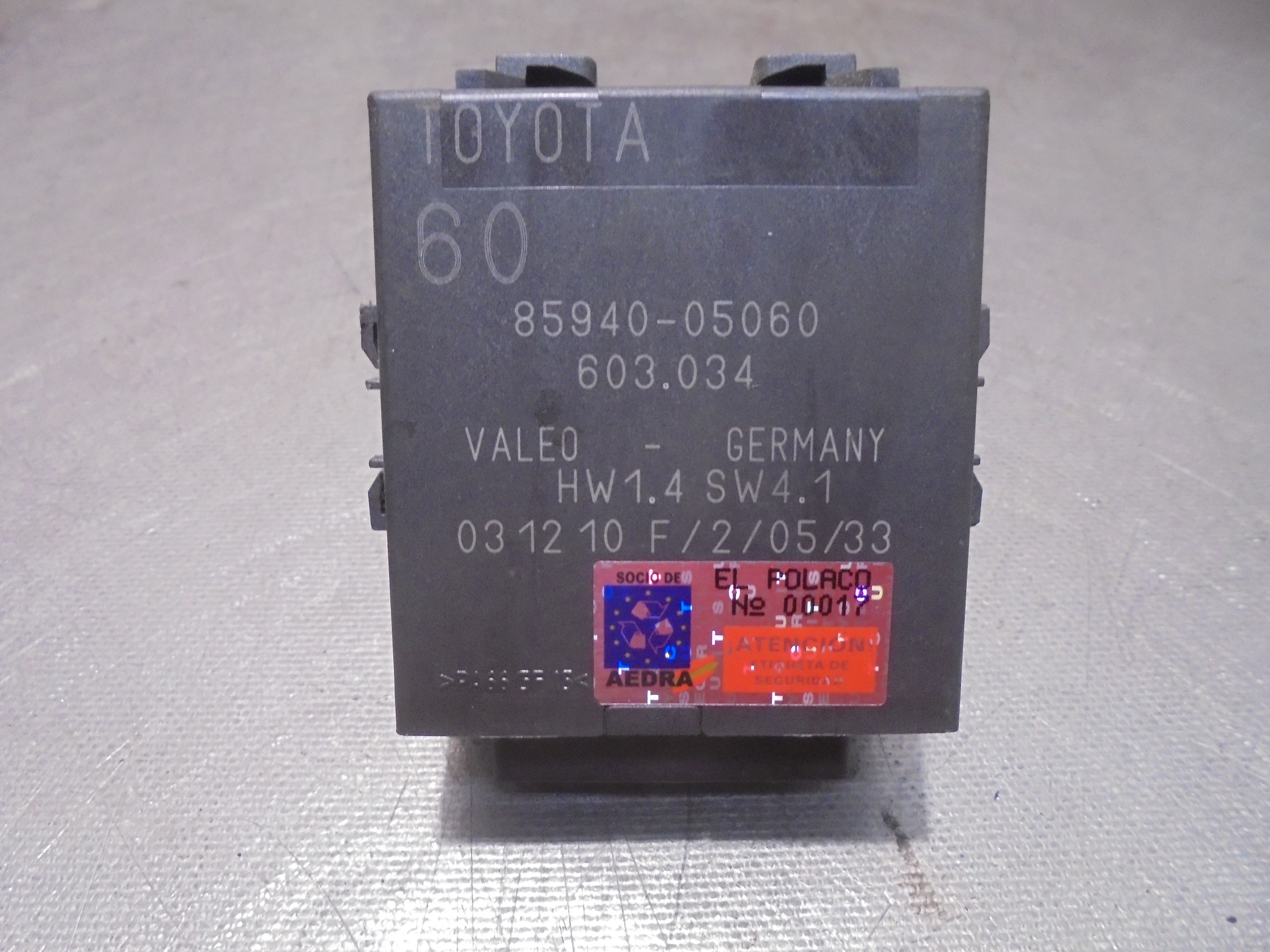 TOYOTA Avensis Relays 8594005060 25042617