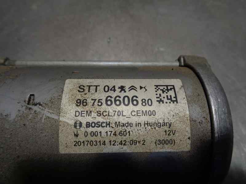 PEUGEOT 508 1 generation (2010-2020) Starter Motor 9675660680 25212412