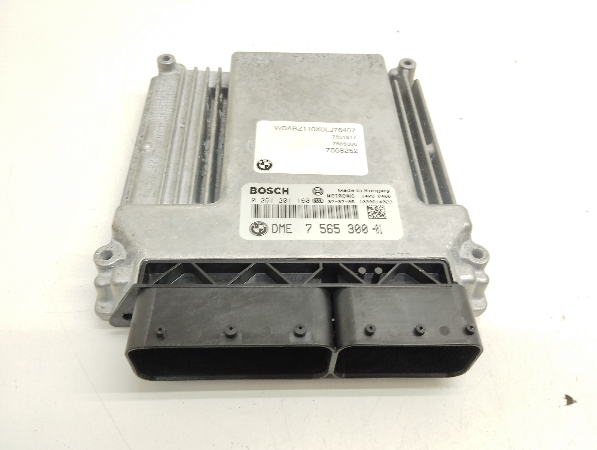 BMW Z4 E85 (2002-2009) Блок керування двигуном ECU 0261201160 25780543