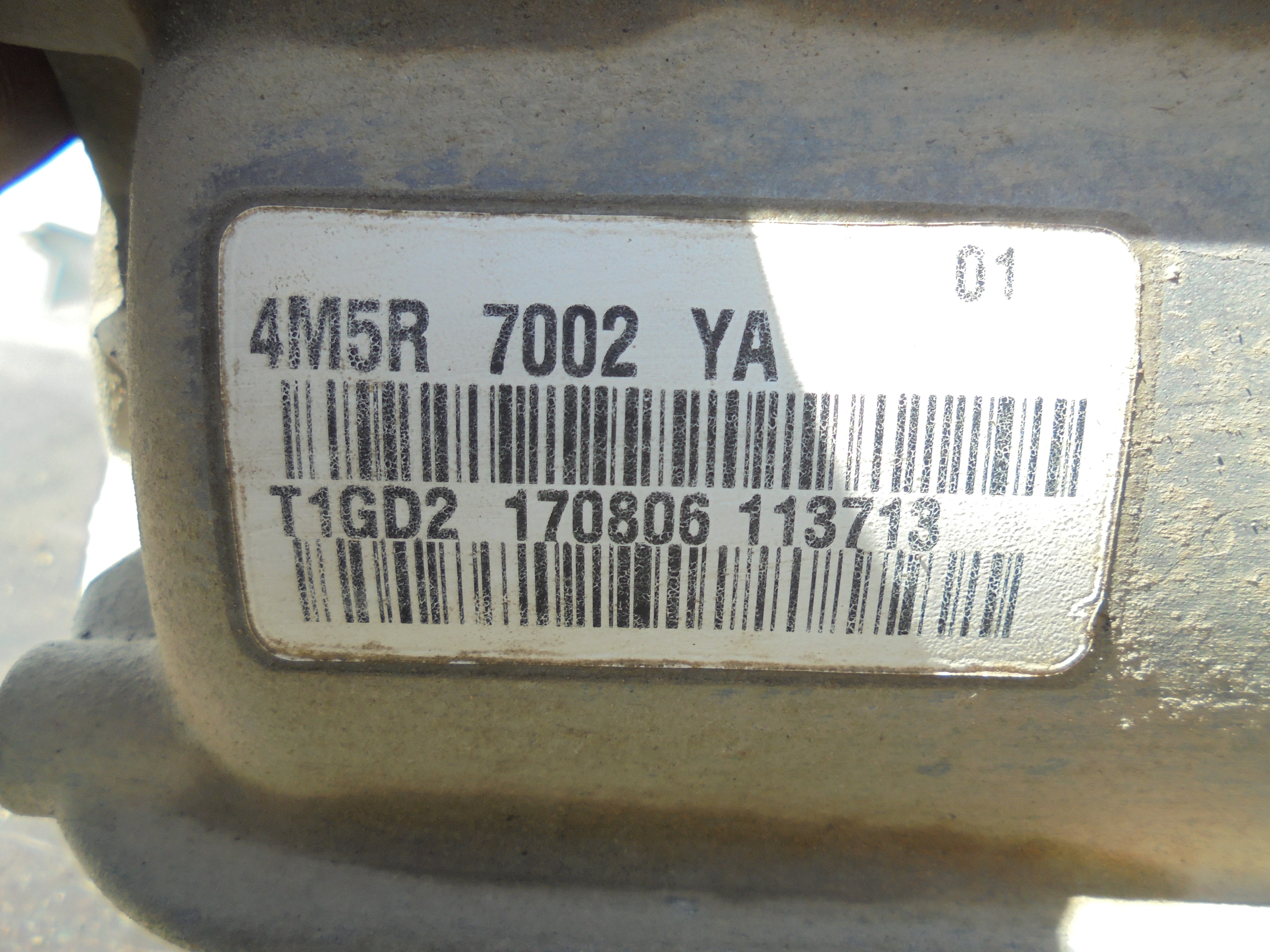 FORD Focus 2 generation (2004-2011) Gearbox 4M5R7002YA 25072619