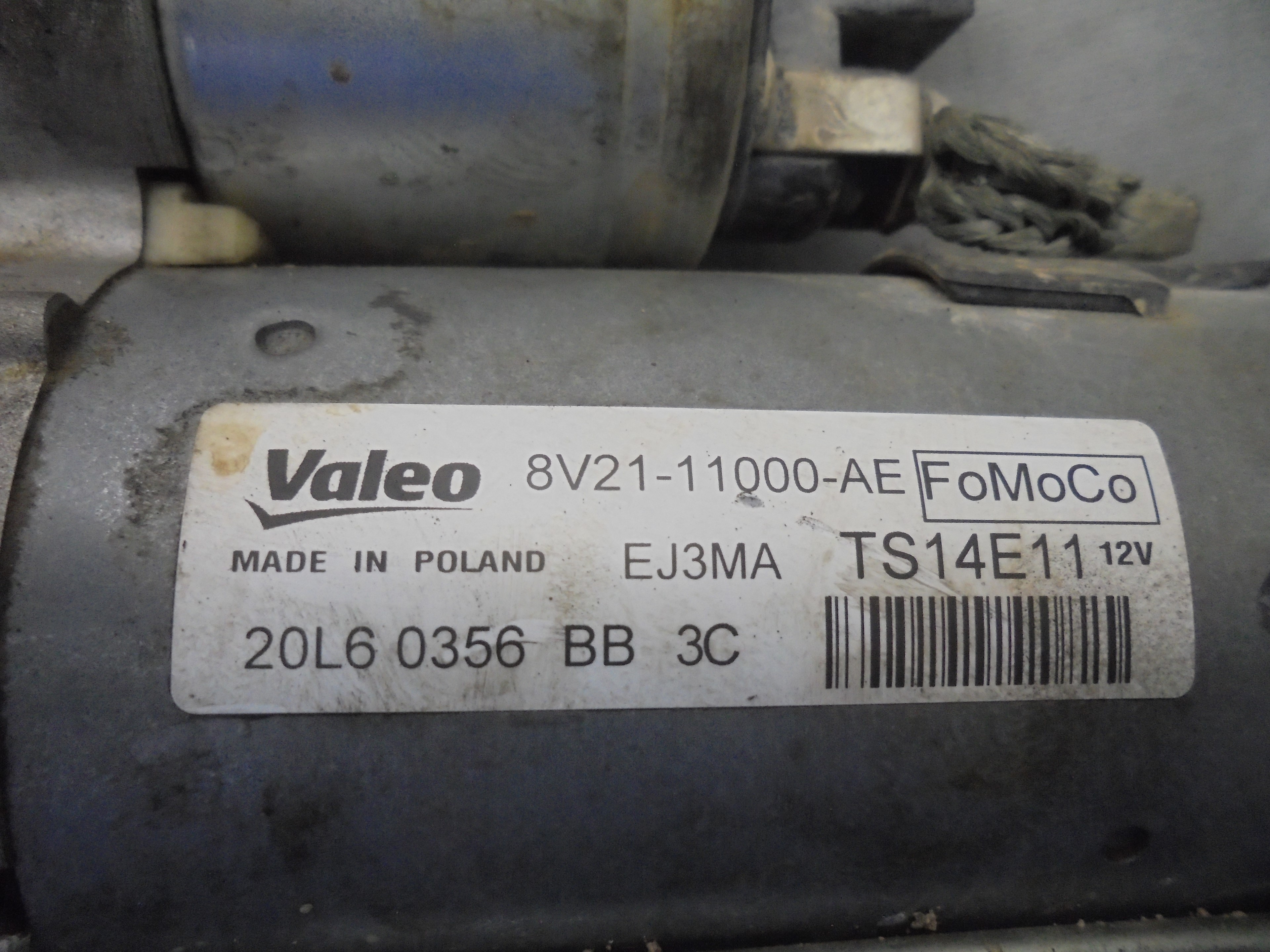 FORD EcoSport 1 generation (2003-2012) Starter Motor 8V2111000AE 25213990