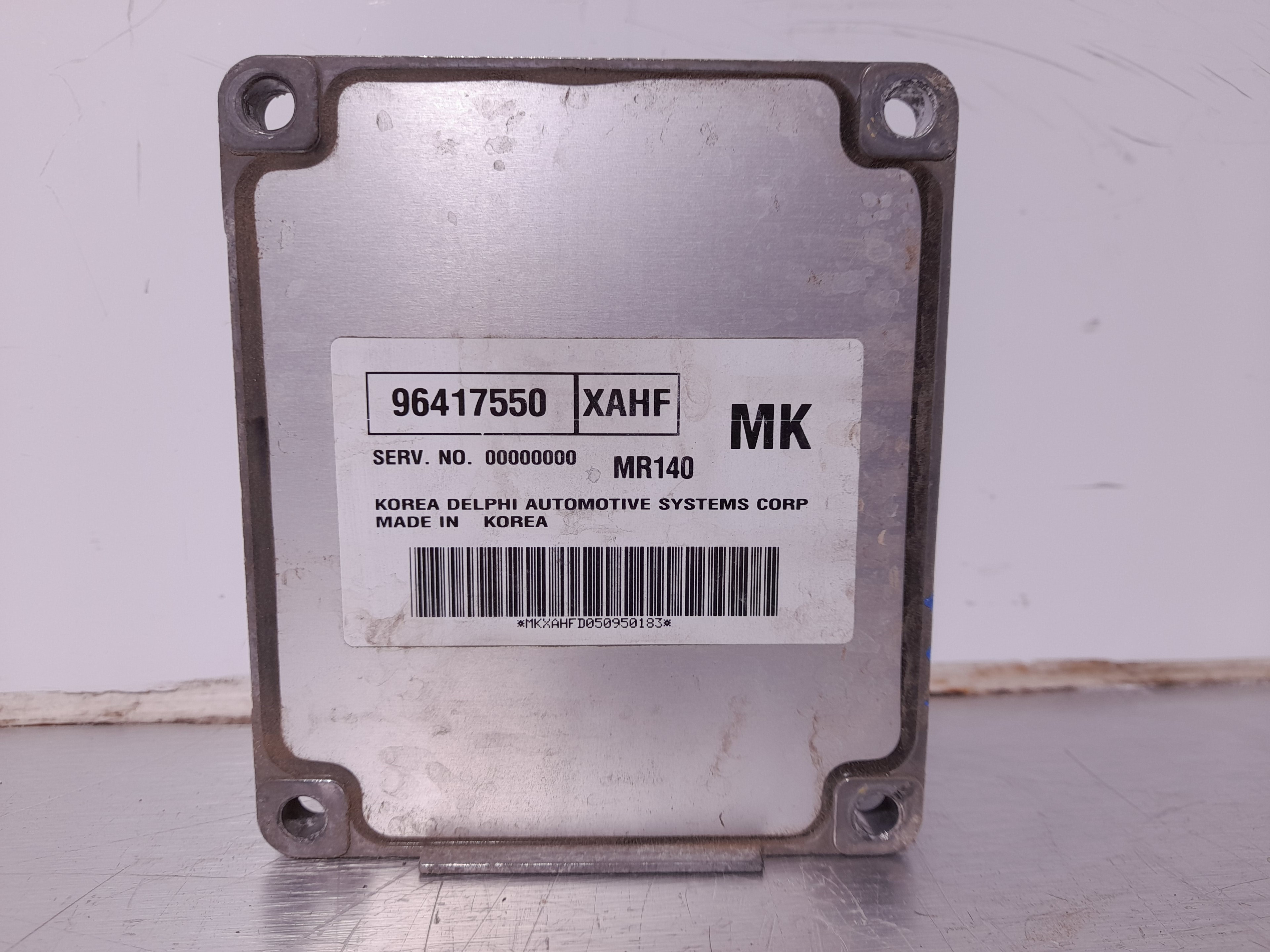 CHEVROLET Kalos 1 generation (2003-2008) Calculateur d'unité de commande du moteur 96417550 25074372