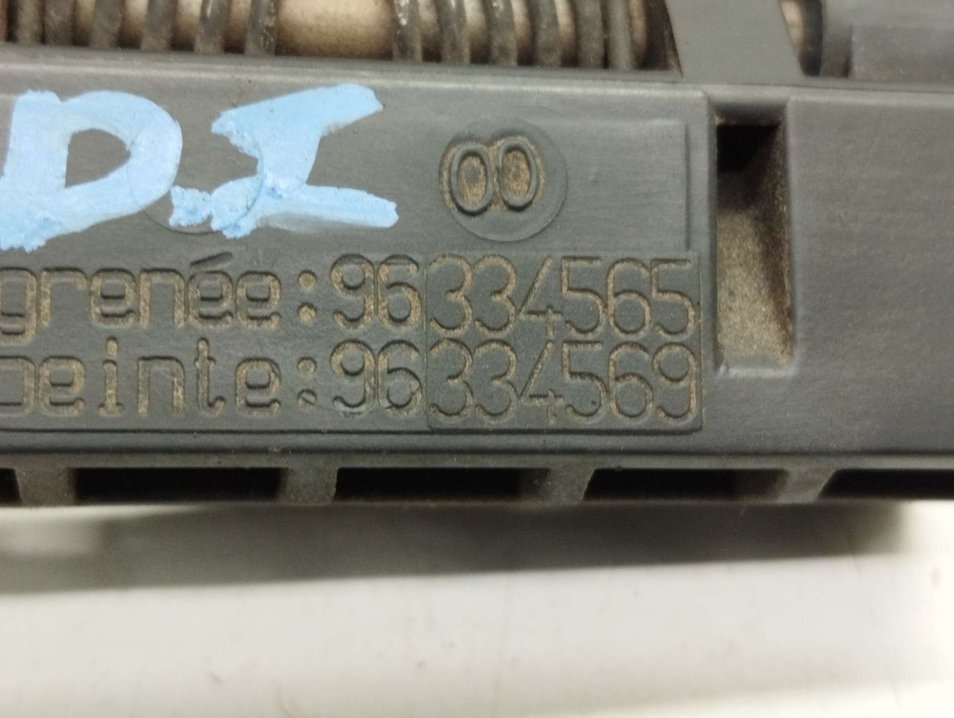 CITROËN Xsara 1 generation (1997-2004) Priekinių kairių durų išorinė rankenėlė 96334565 25200551