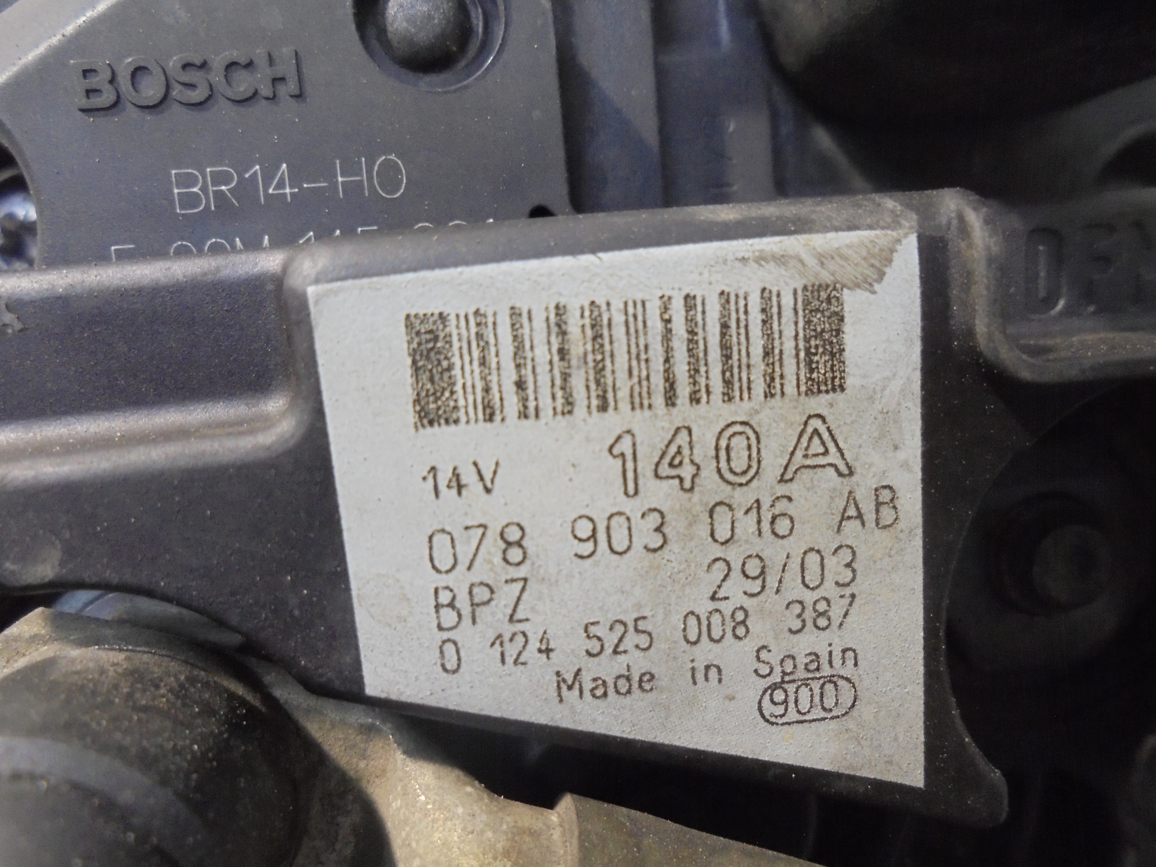 AUDI A6 C5/4B (1997-2004) Генератор 078903016 25044936