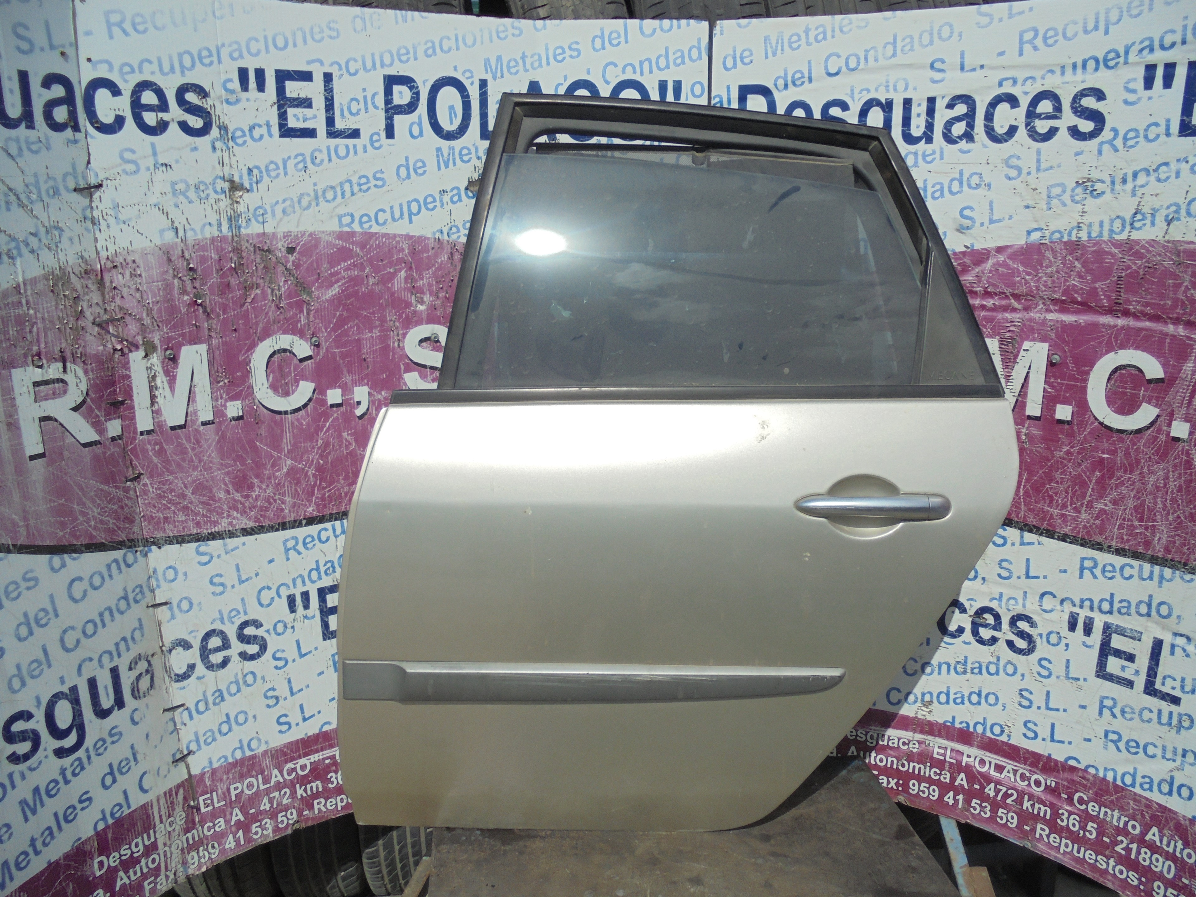 RENAULT Scenic 2 generation (2003-2010) Rear Left Door 25042327