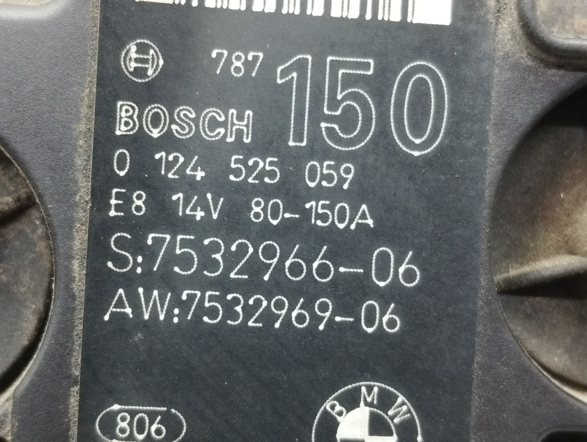 BMW Z4 E85 (2002-2009) Алтернатор 753296606 25371588