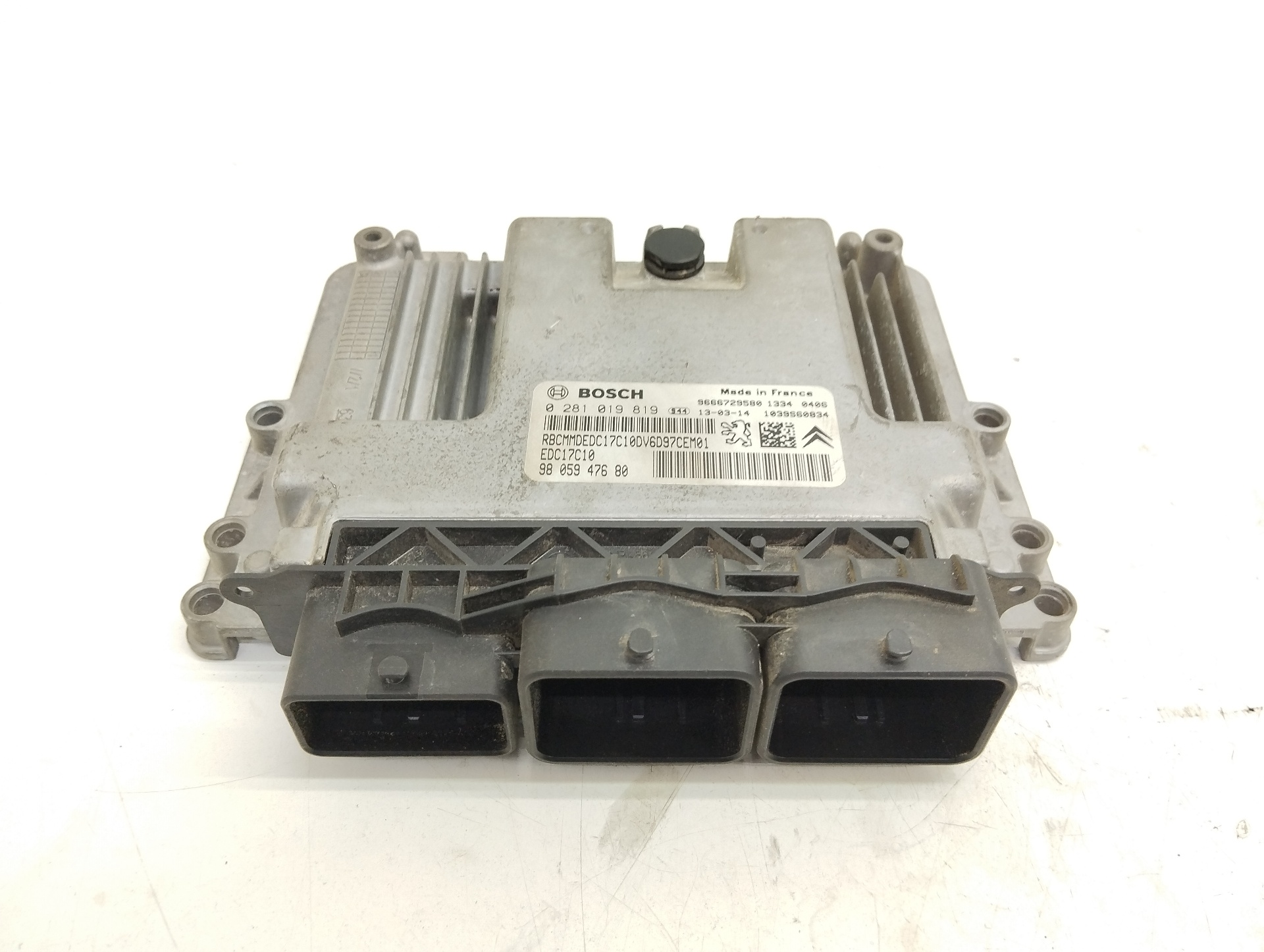 CITROËN C-Elysee 2 generation (2012-2017) Блок керування двигуном ECU 9805947680 25896335