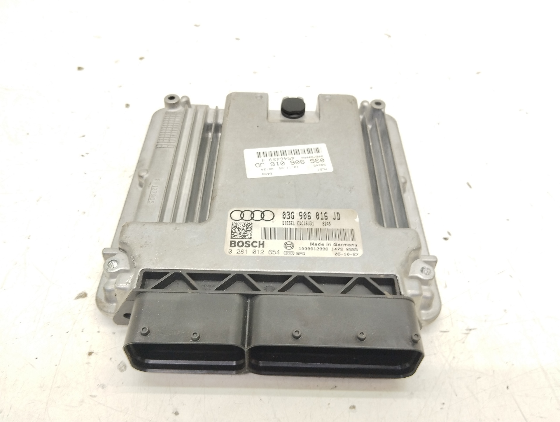 AUDI A4 B7/8E (2004-2008) Moottorin ohjausyksikkö ECU 03G906016JD 25894877