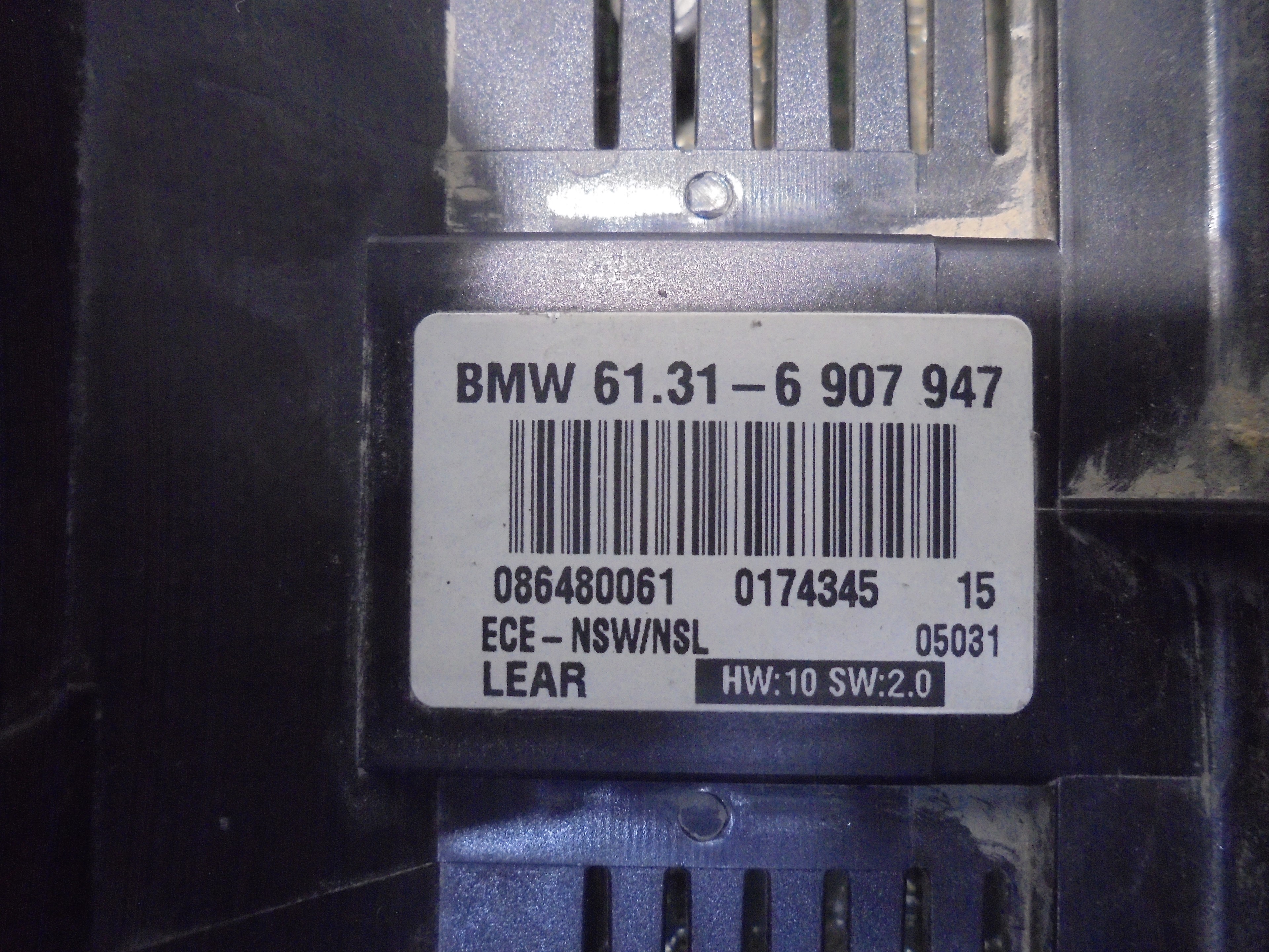 BMW 3 Series E46 (1997-2006) Ajovalojen kytkimen ohjausyksikkö 61316907947 21955716