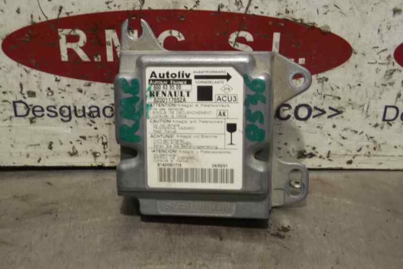 RENAULT Megane 1 generation (1995-2003) SRS Control Unit 8200117652A 25033301