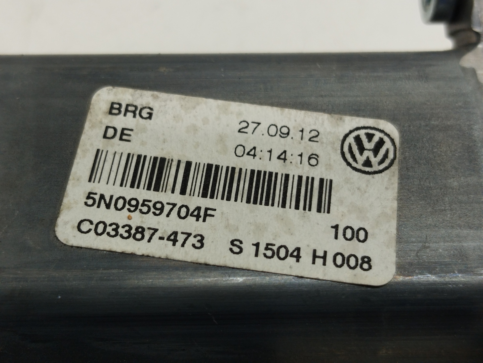 VOLKSWAGEN Tiguan 1 generation (2007-2017) Motor de control geam ușă  dreapta spate 5N0959704F 25209288