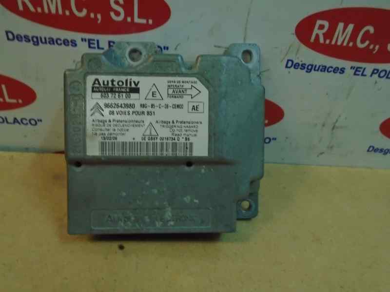 CITROËN C4 1 generation (2004-2011) Блок SRS 9662643980 21954220