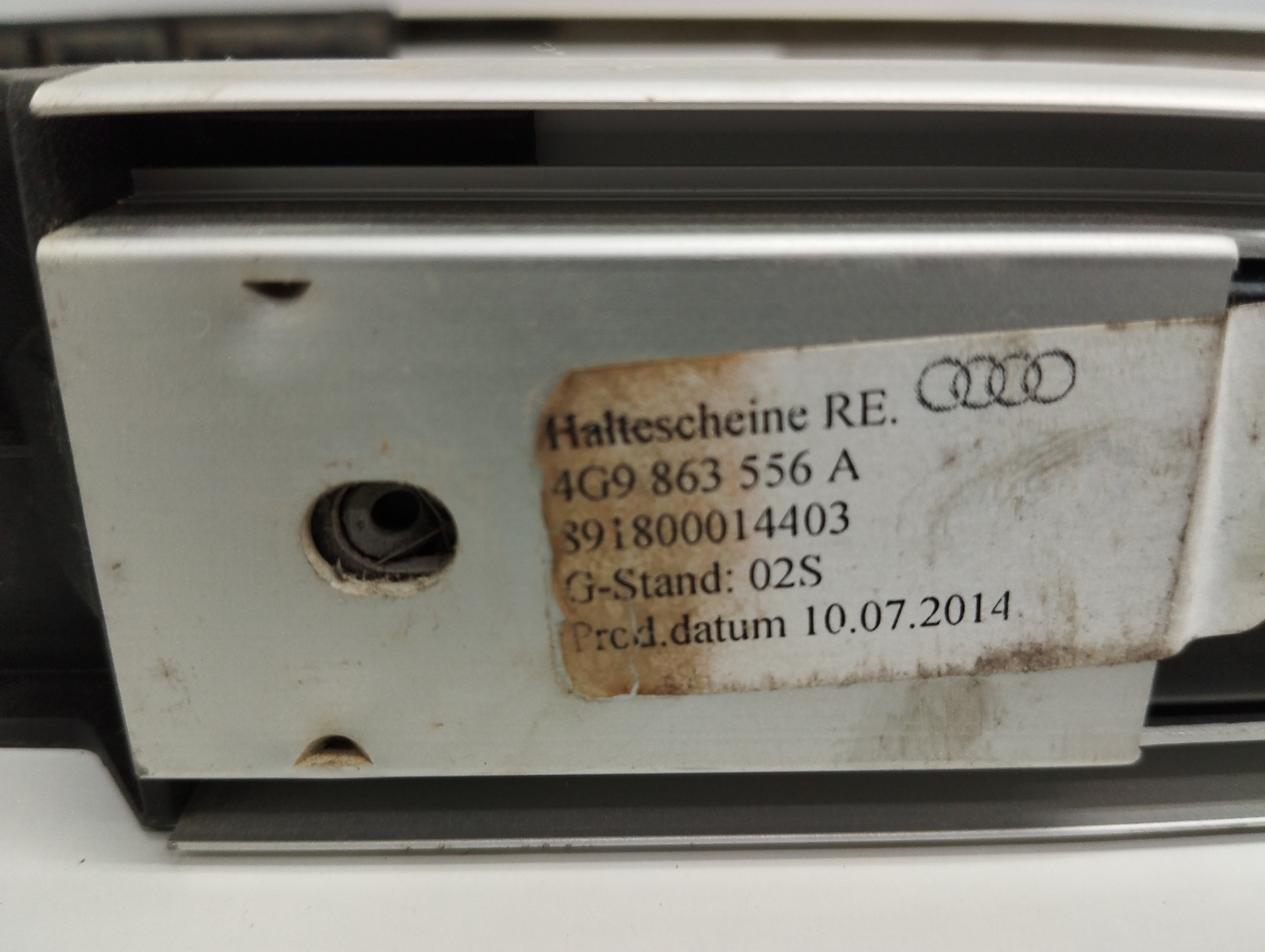 AUDI A6 allroad C7 (2012-2019) Другая деталь 4G9863556A 25062057