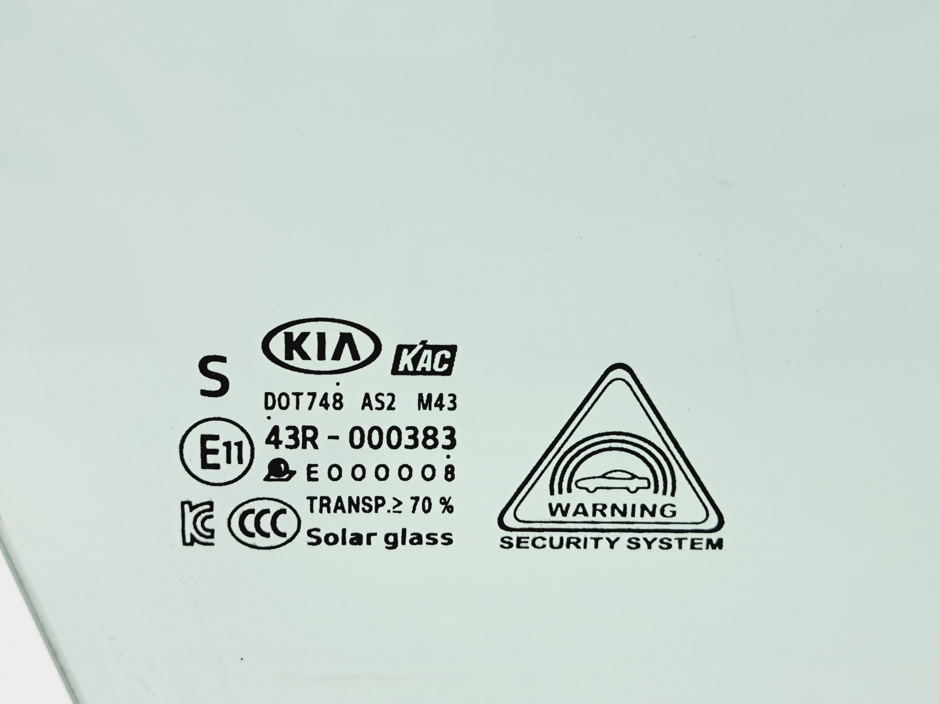 KIA Optima 4 generation (2015-2020) Front Right Door Window 23322430