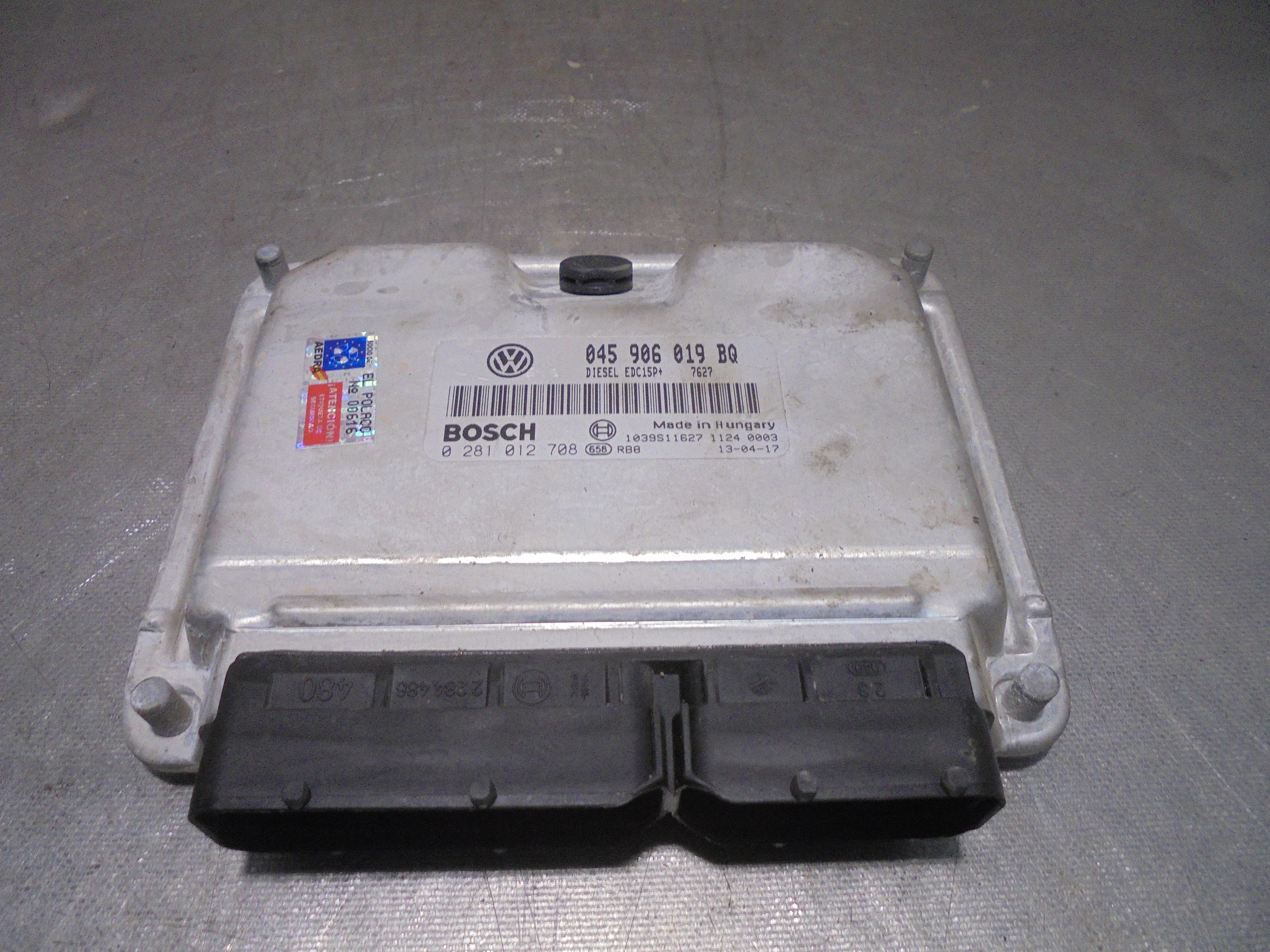 SEAT Cordoba 2 generation (1999-2009) Блок керування двигуном ECU 045906019BQ 21955520