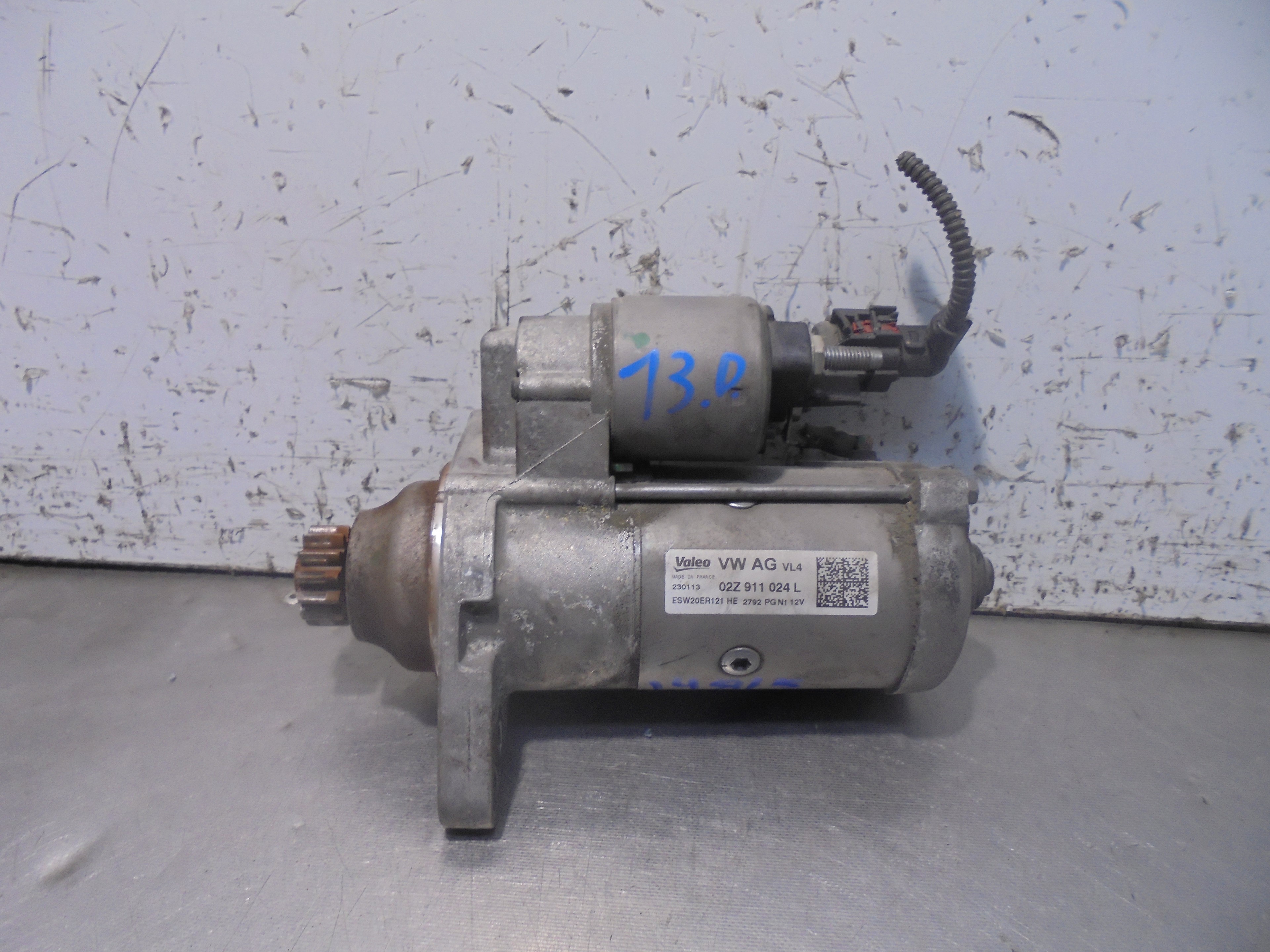 SEAT Leon 3 generation (2012-2020) Starter Motor 02Z911024 25208464