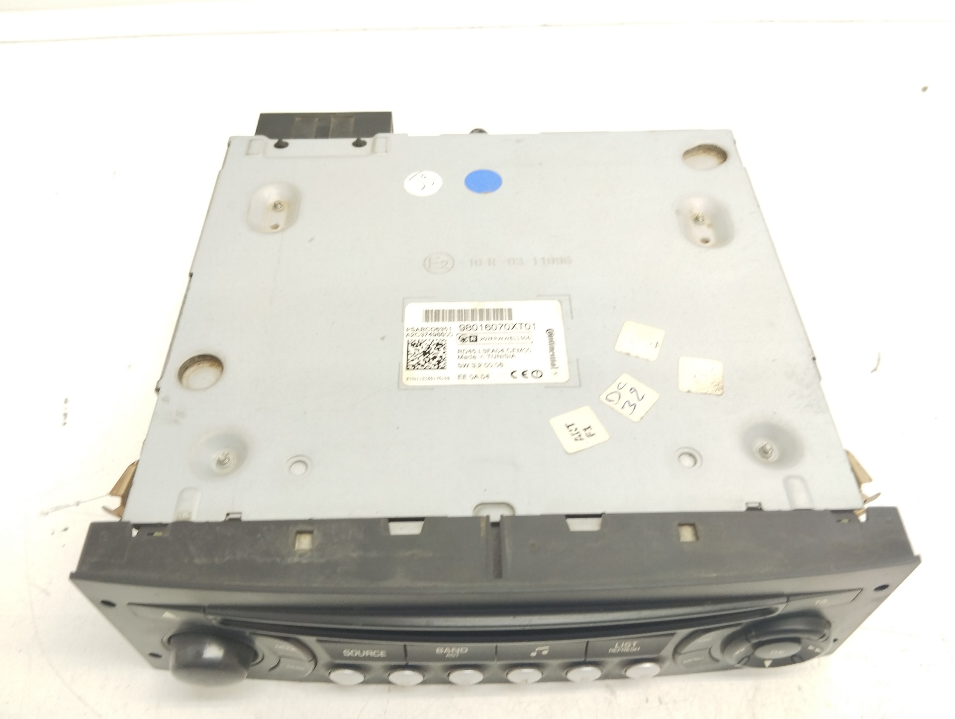 CITROËN C3 1 generation (2002-2010) Musikkspiller uten GPS 98016070XT01 25393347