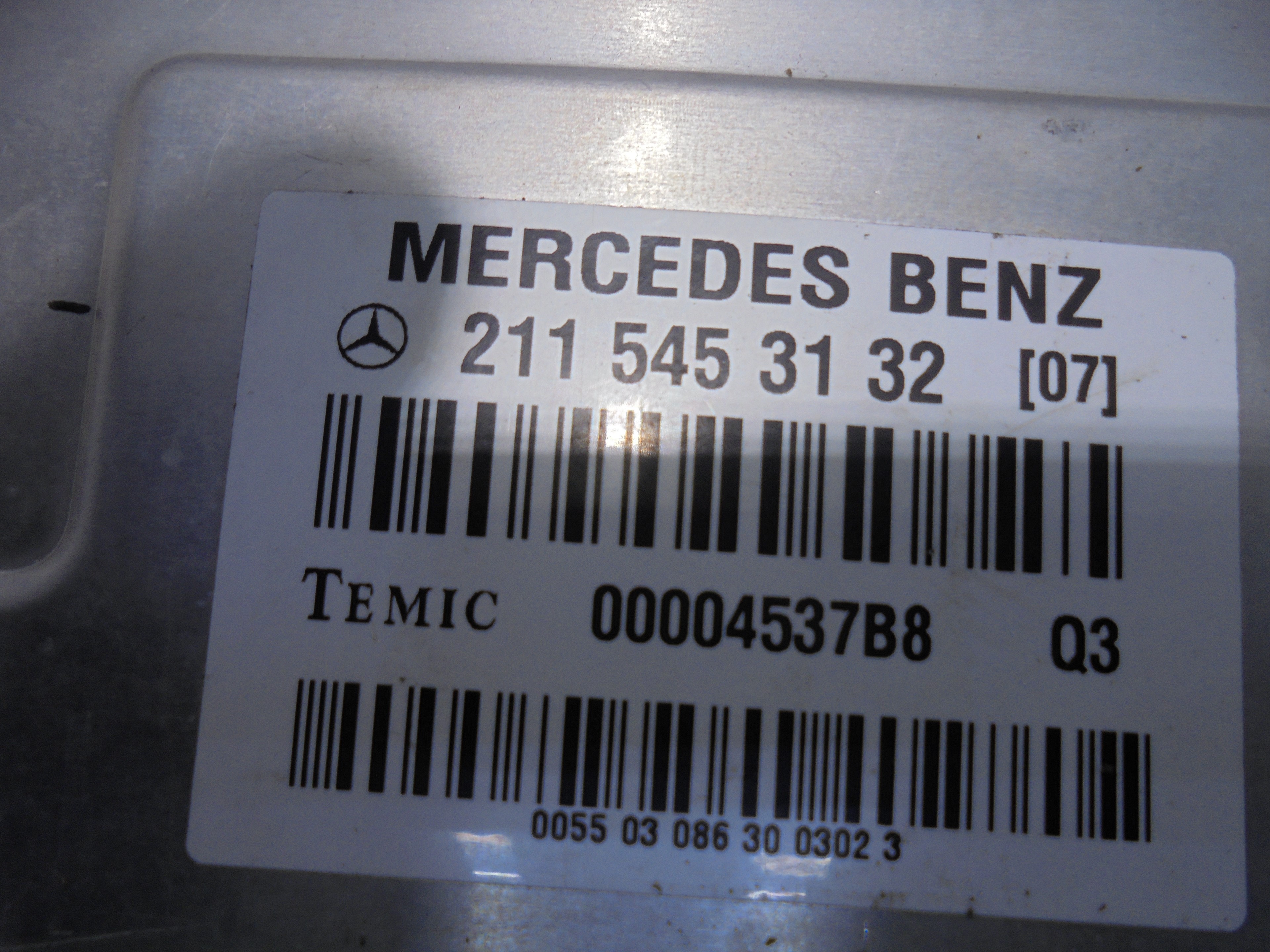 MERCEDES-BENZ E-Class W211/S211 (2002-2009) Suspension control unit 2115453132 25033148