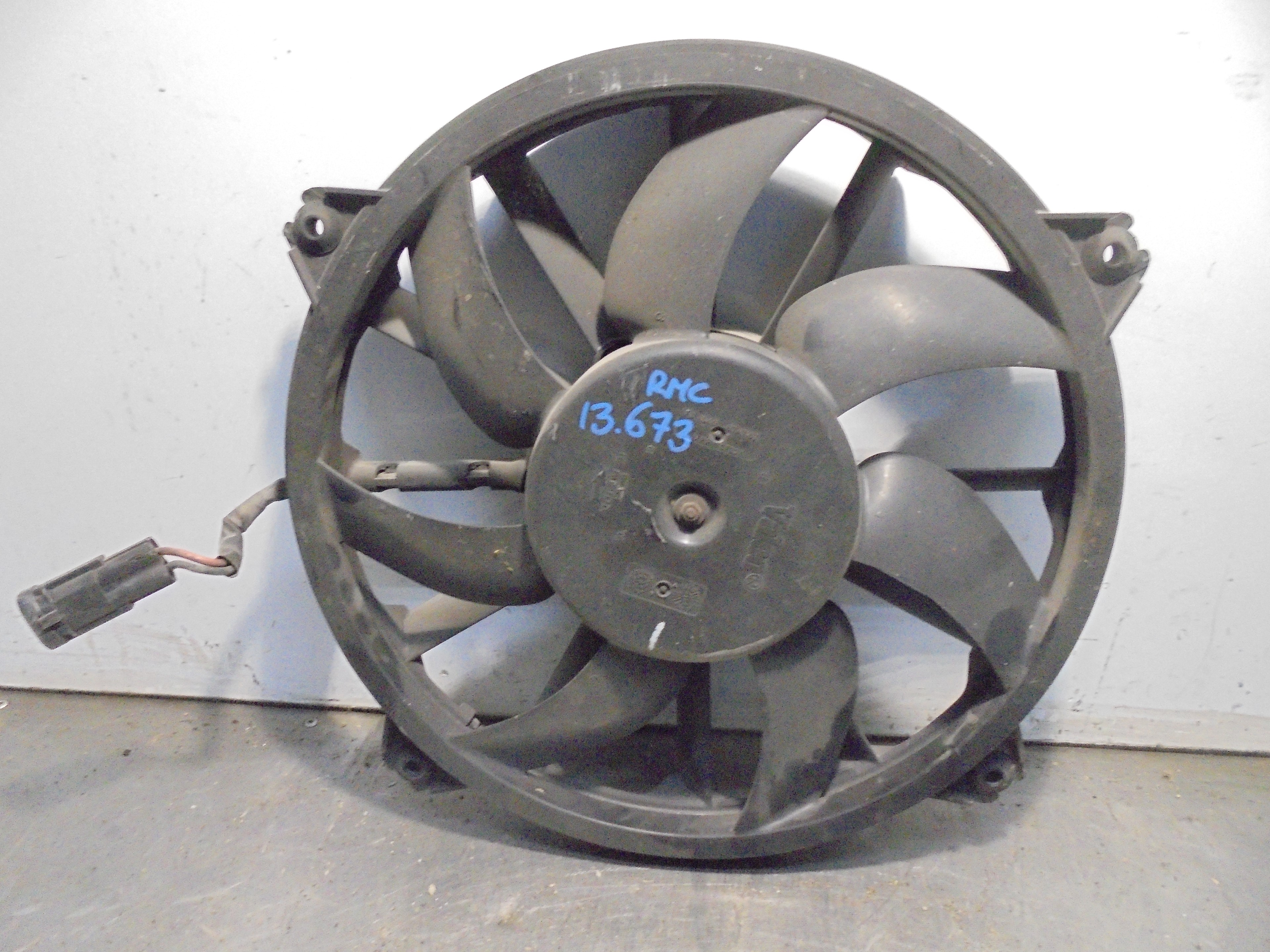 CITROËN C4 1 generation (2004-2011) Difūzoriaus ventiliatorius 9661571480 25059158