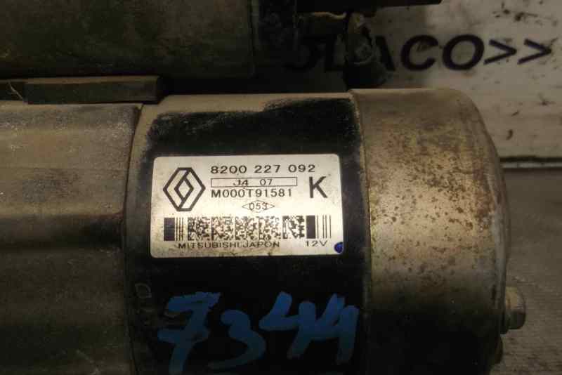 RENAULT Clio 3 generation (2005-2012) Starter Motor M000T91581 23342740