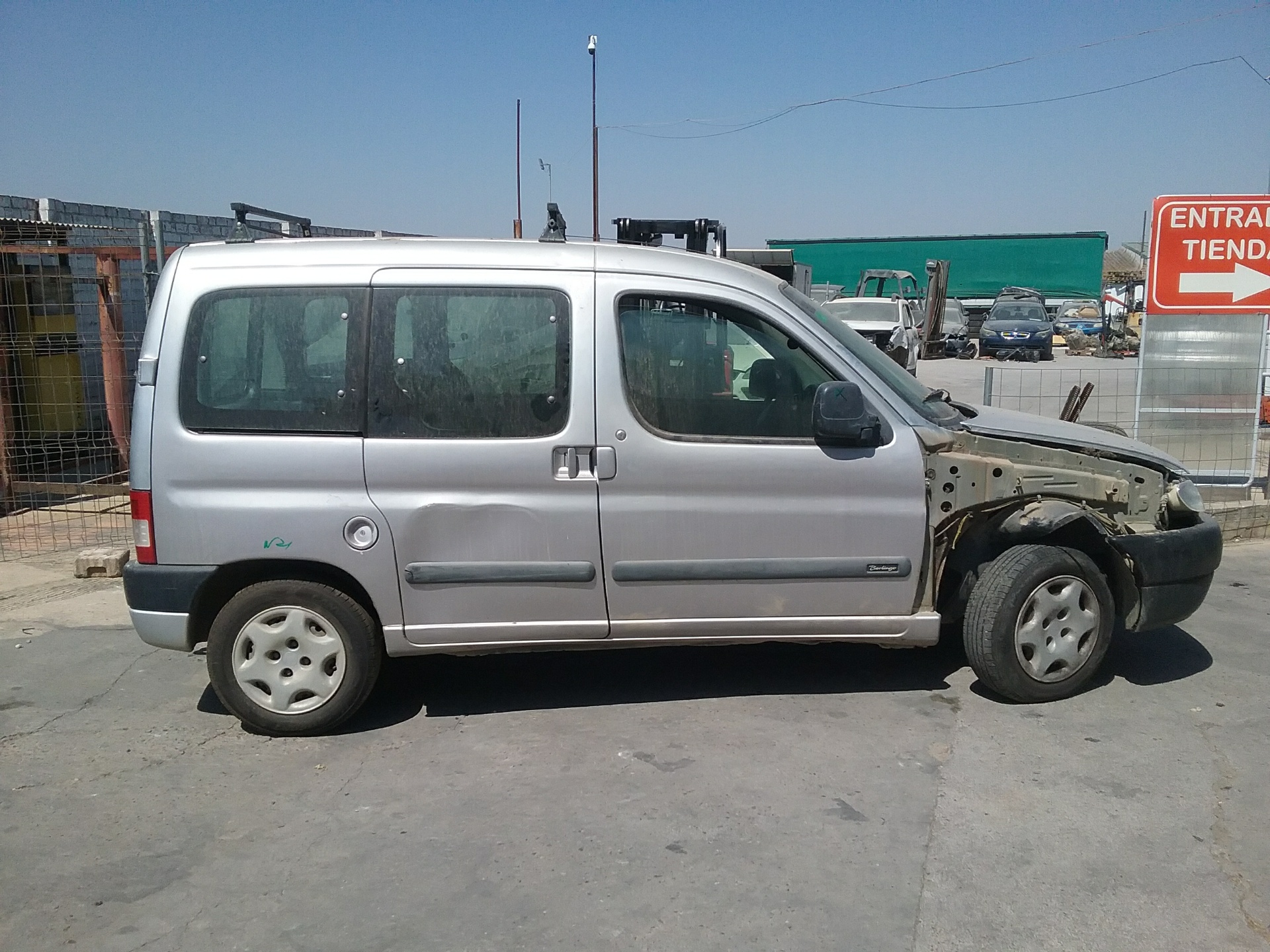 CITROËN Berlingo 1 generation (1996-2012) Зовнішня ручка правої передньої двері 96200484P 25956832