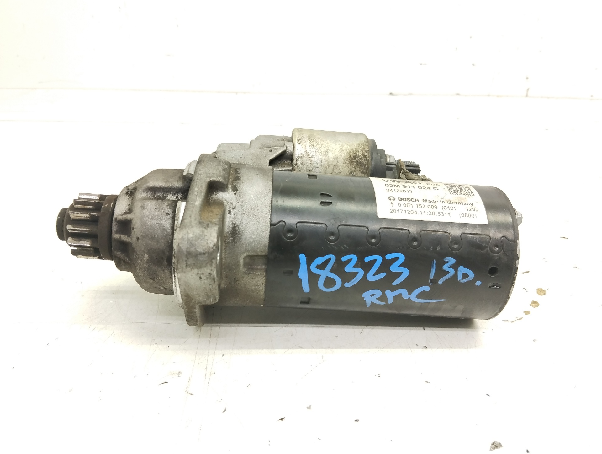 AUDI Q3 8U (2011-2020) Starter Motor 02M911024C 25896347