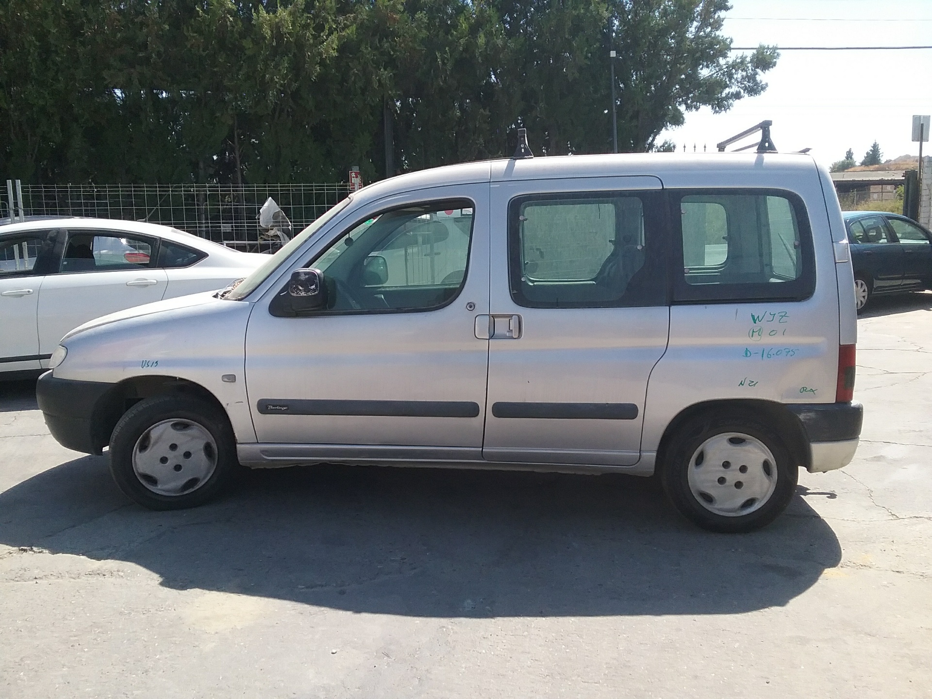 CITROËN Berlingo 1 generation (1996-2012) Зовнішня ручка правої передньої двері 96200484P 25956832