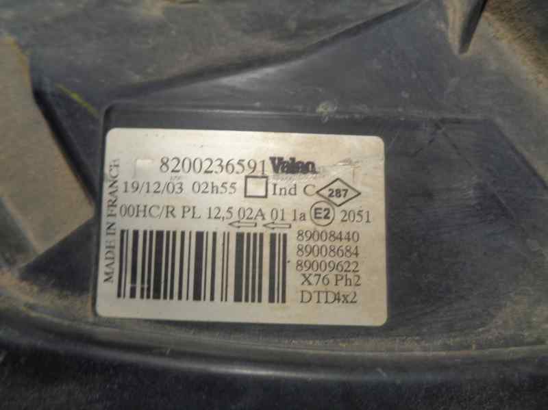 RENAULT Kangoo 1 generation (1998-2009) Fram höger strålkastare 8200236591 25036339