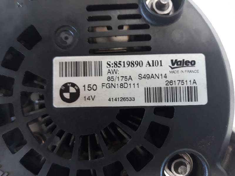 BMW 4 Series F32/F33/F36 (2013-2020) Alternator 8519890 18582749