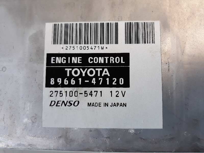 TOYOTA Prius 2 generation (XW20) (2003-2011) Calculateur d'unité de commande du moteur 8966147120 18517751