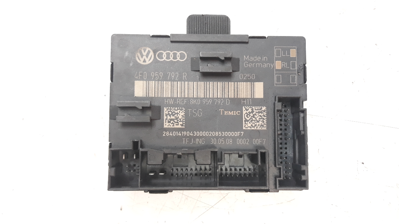 AUDI Q7 4L (2005-2015) Comfort Control Unit 4F0959792R 22804272