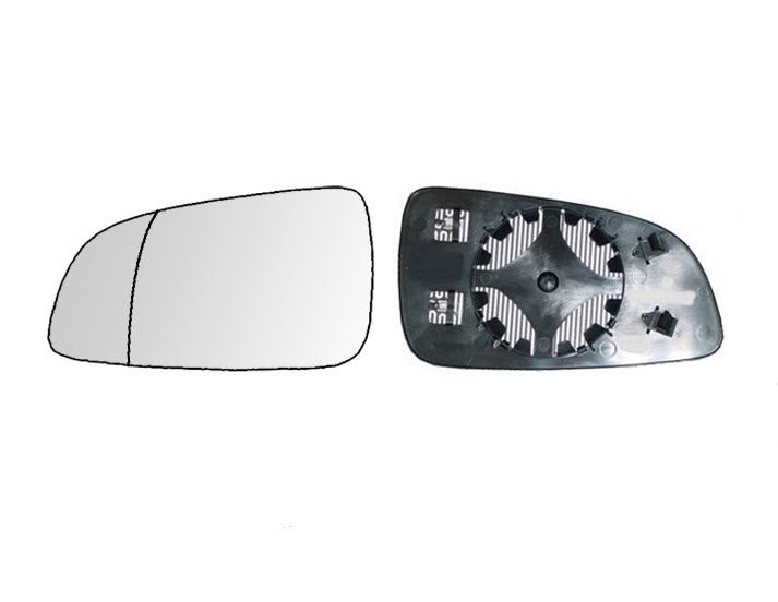 OPEL Astra J (2009-2020) Priekinių kairių durų veidrodžio stiklas 6471438, 1051631020, OP4107514 24093711