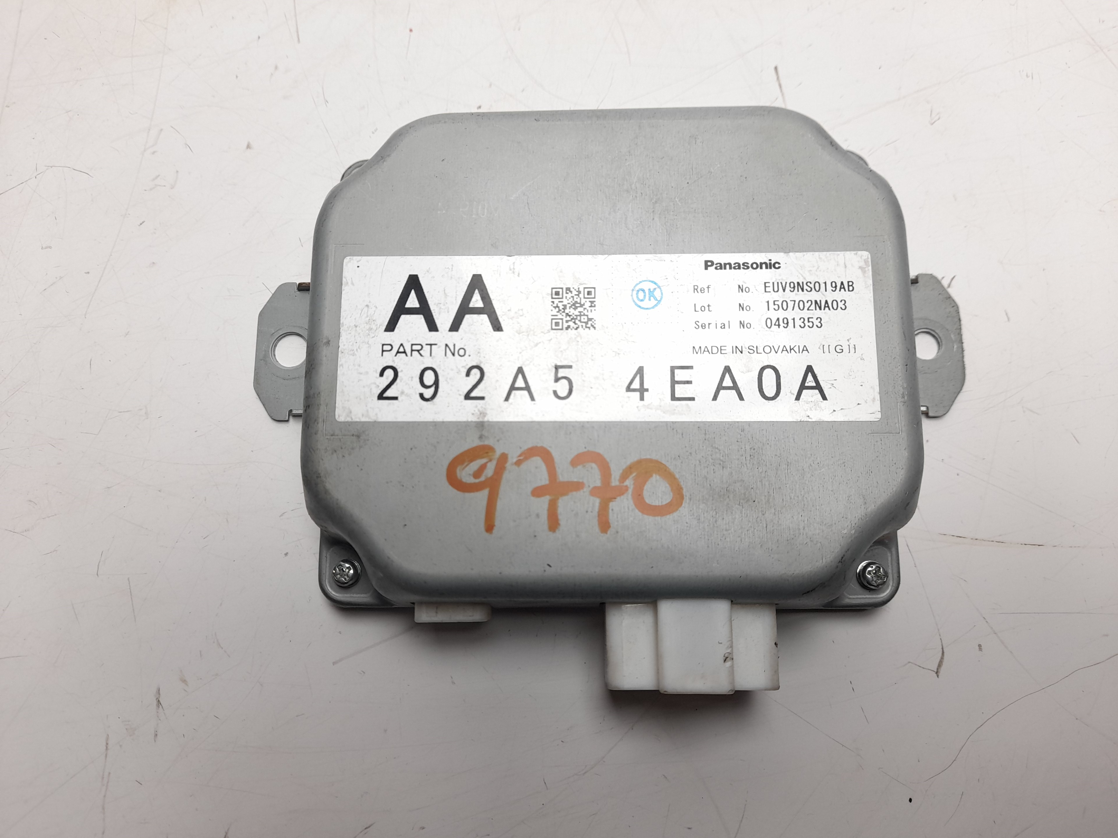 RENAULT Kadjar 1 generation (2015-2024) Other Control Units EUV9NS019AB 18744585