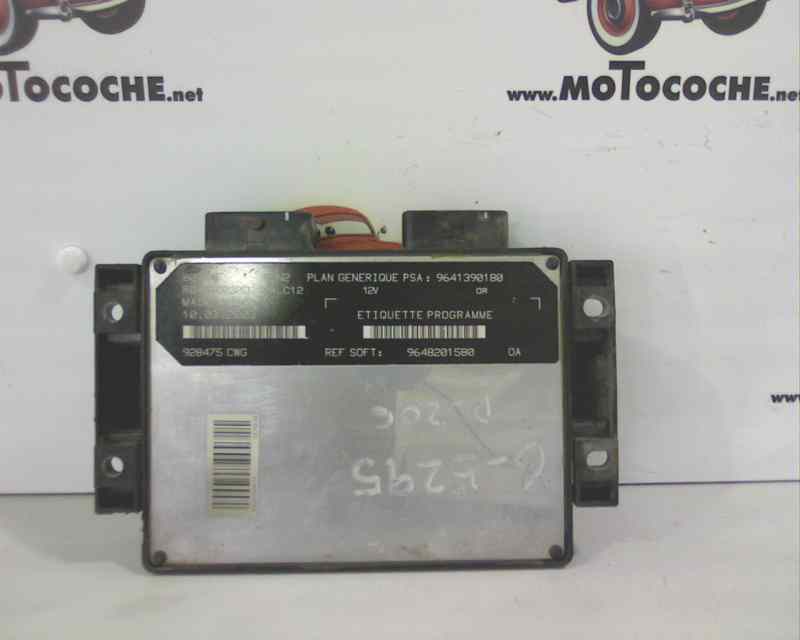 PEUGEOT 206 1 generation (1998-2009) Engine Control Unit ECU 9641390180 18420330